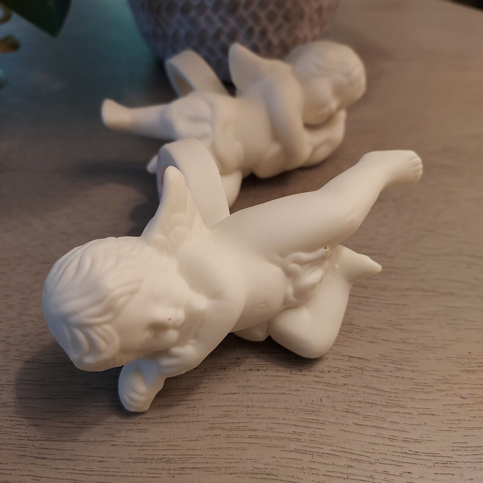 Partylite Cherubs, Pair of Candle Huggers