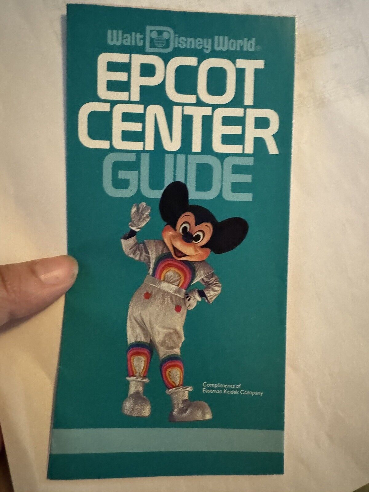 Vintage Disney Epcot Center Guide Map July 1993 Info Brochure 90s