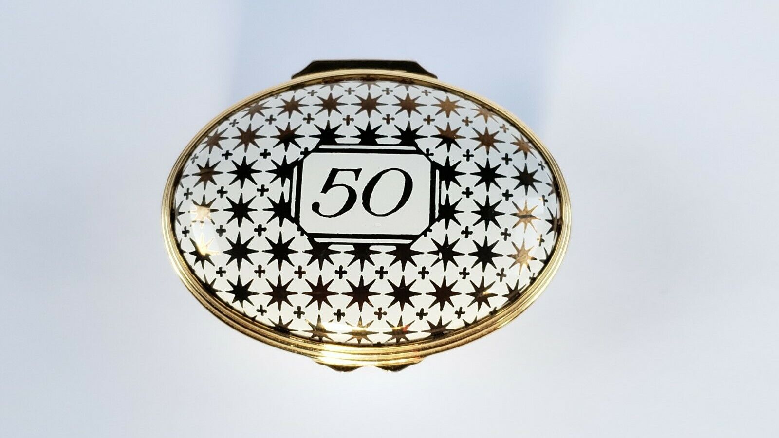 Halcyon Days Enamel Box, 50 Years The Crystal Charity, England