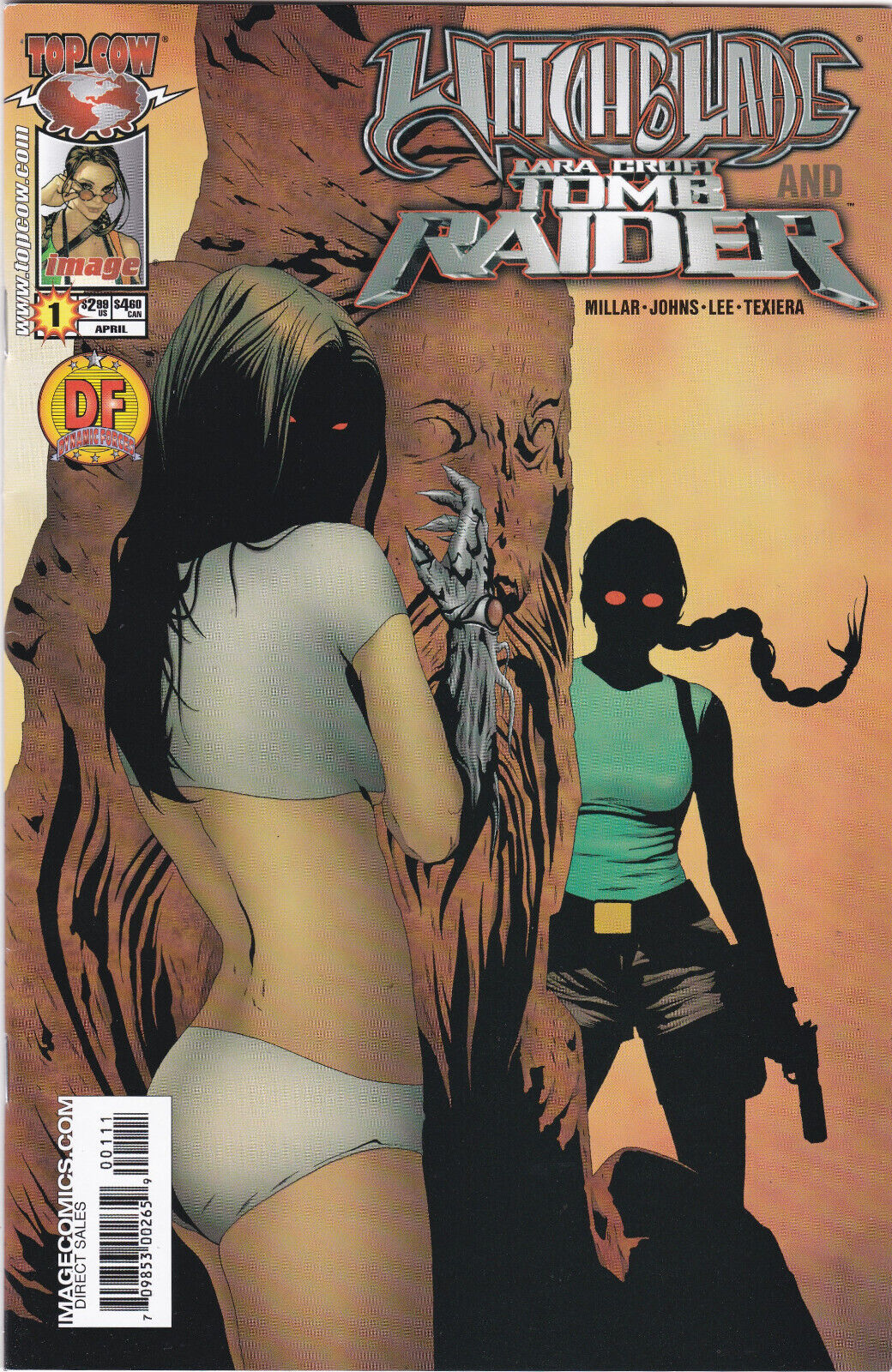 Witchblade Tomb Raider #1 DF Dynamic Forces Variant Cover Comic Book High Grade