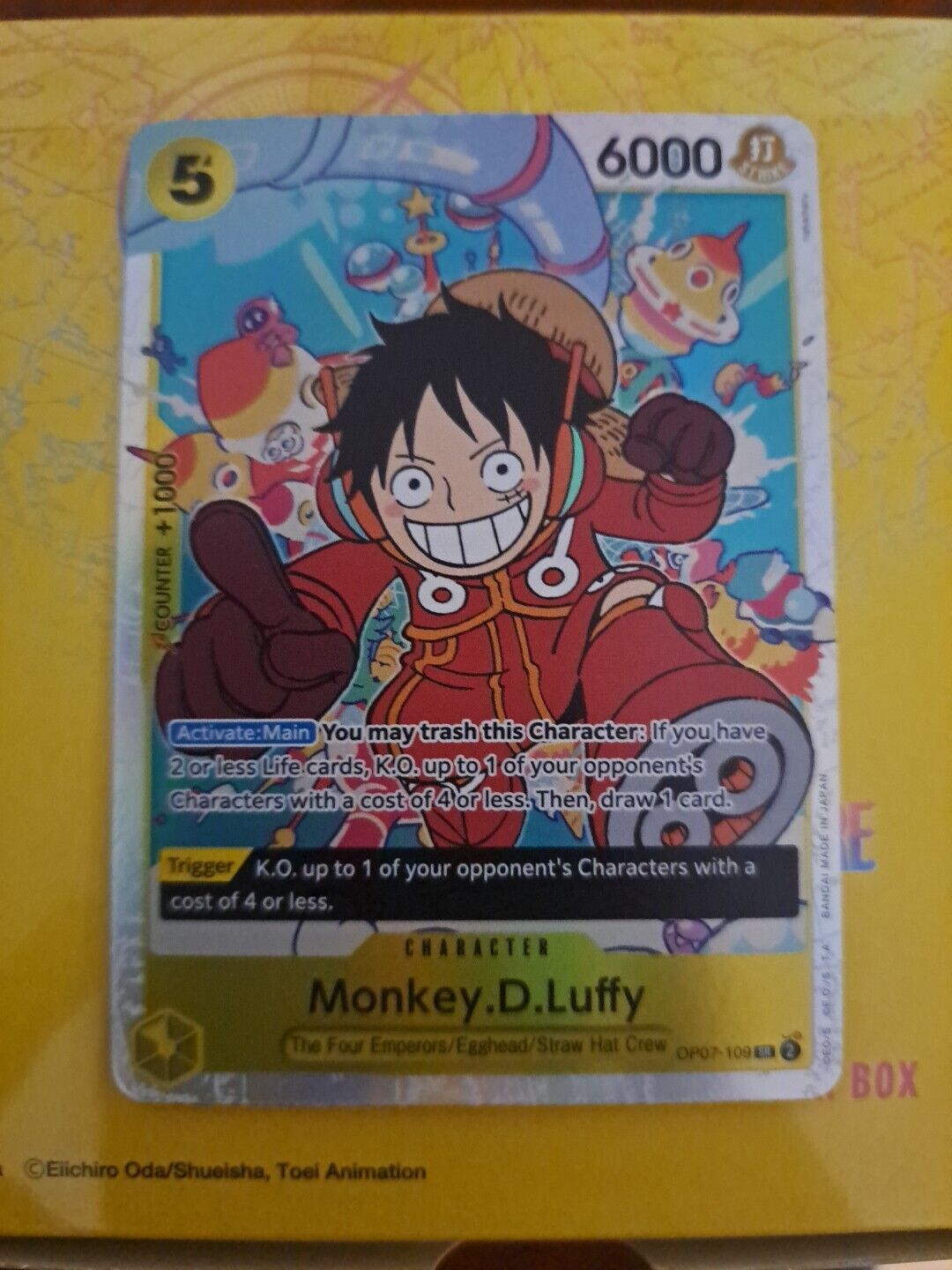 One Piece Card Game Monkey D Luffy OP07-109 SR 500 Years in the Future ENGLISH 