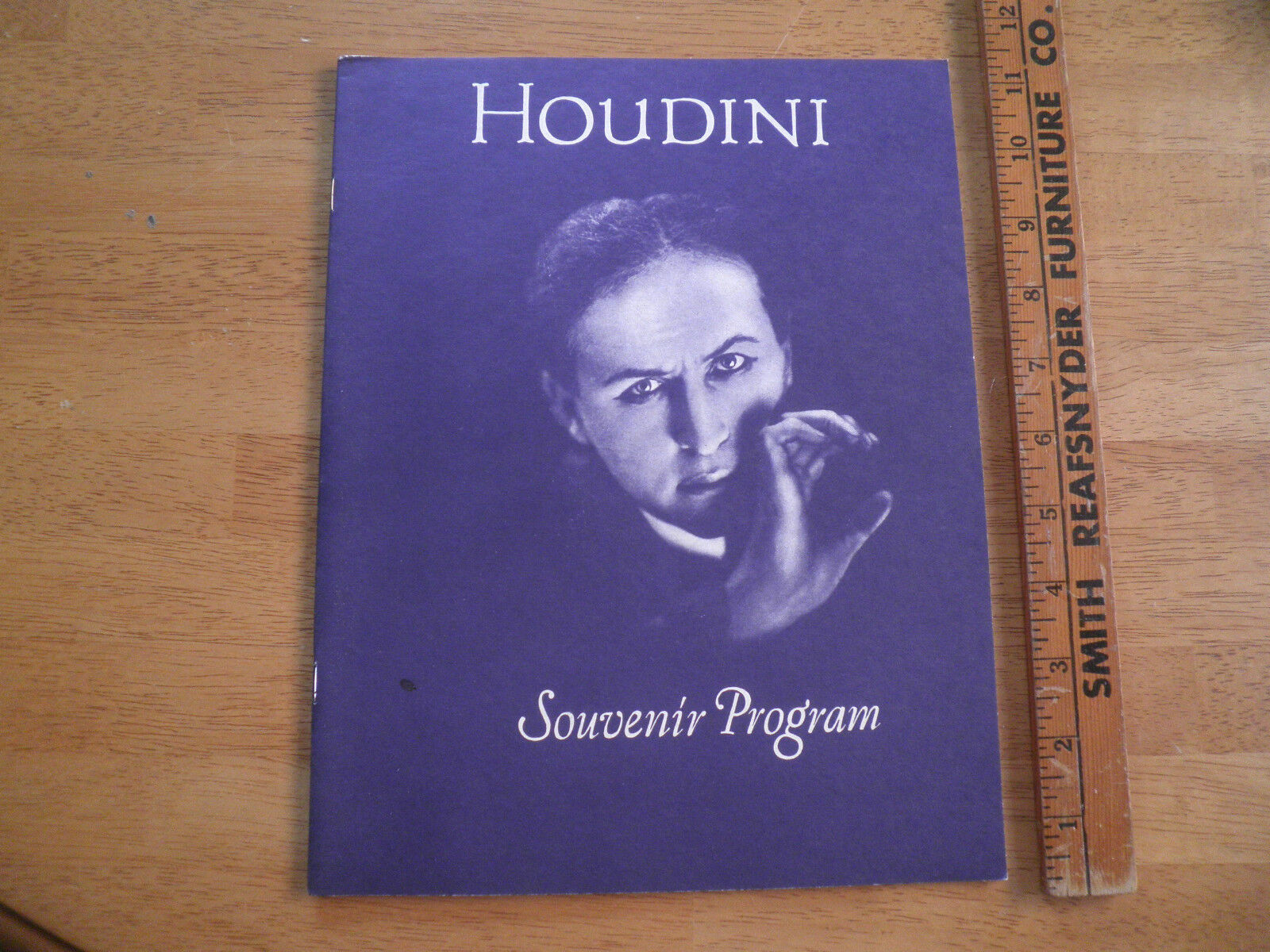 Houdini souvenir program 1979 Jacobs Antique Jewels series reprints HTF Magician
