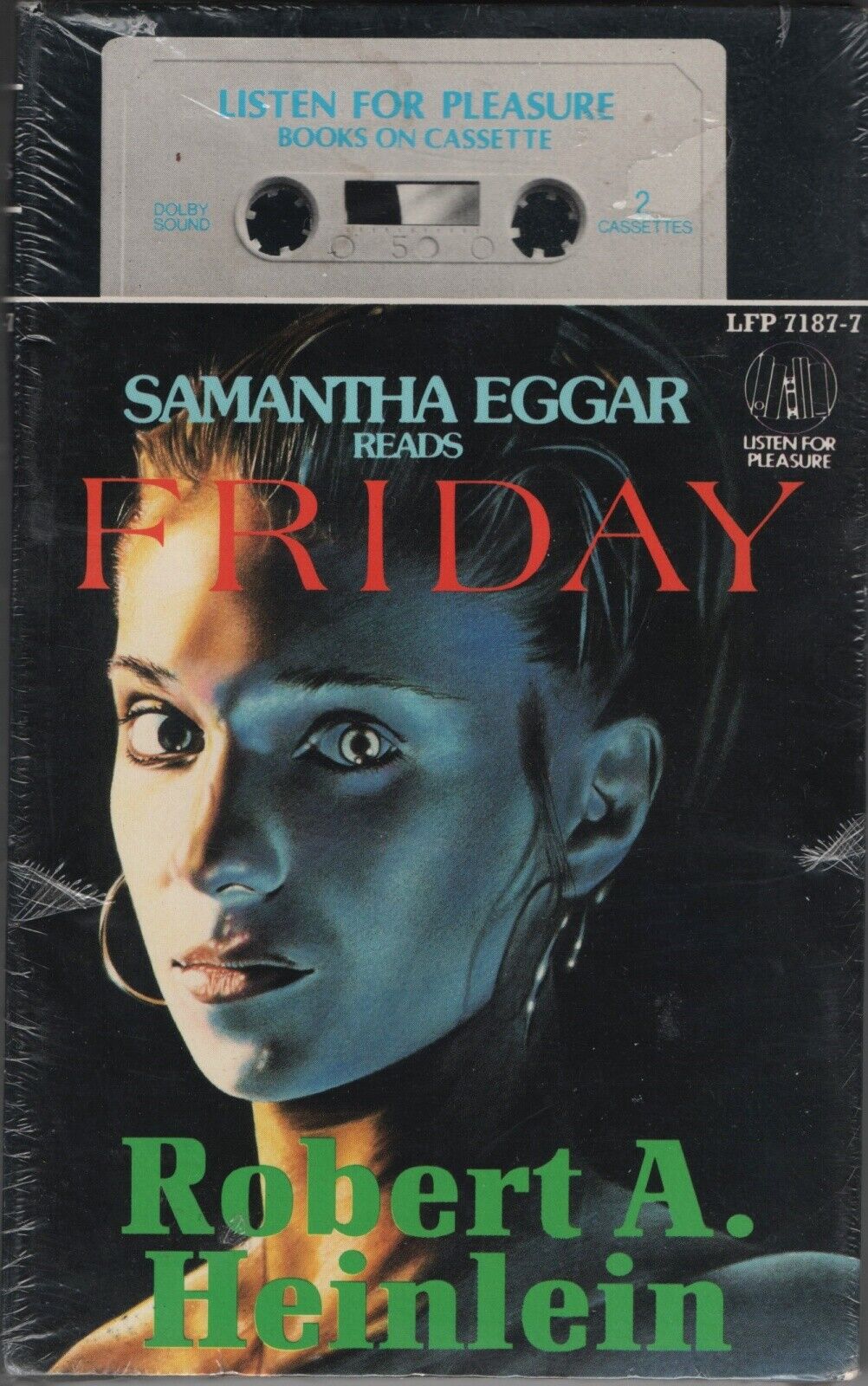 Samantha Eggar Reads Robert A. Heinlein\'s Friday Books on Cassette 1987 SEALED
