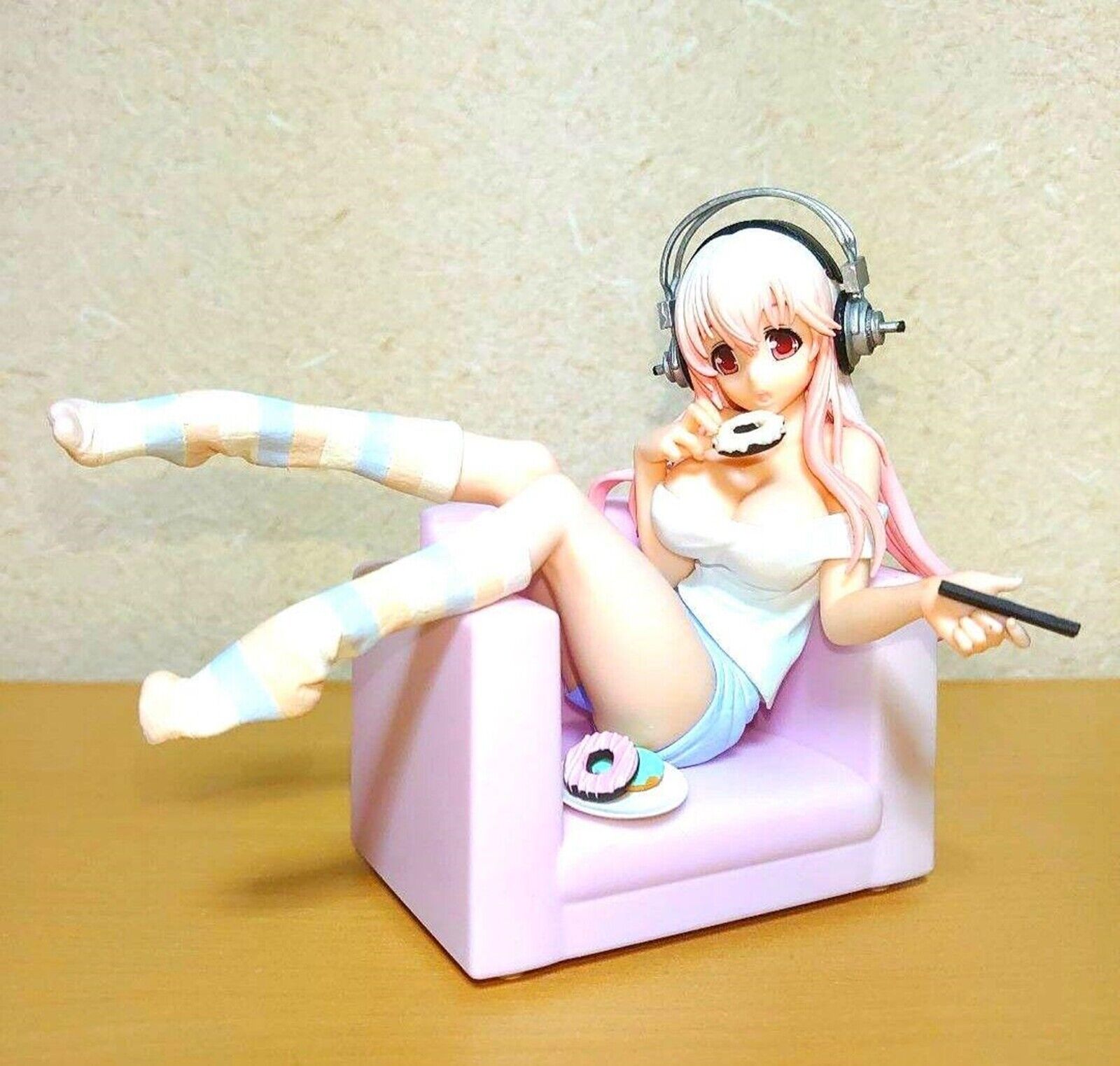 Super Sonico Close Coverage On Daily Life Special Figure Snack Time From JAPAN