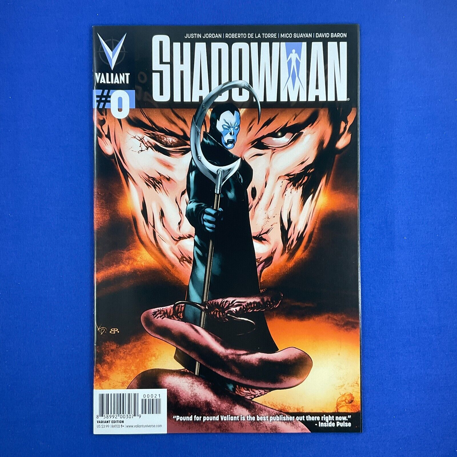 Shadowman #0 Khari Evans Variant Cover Valiant Entertainment Comics 2013