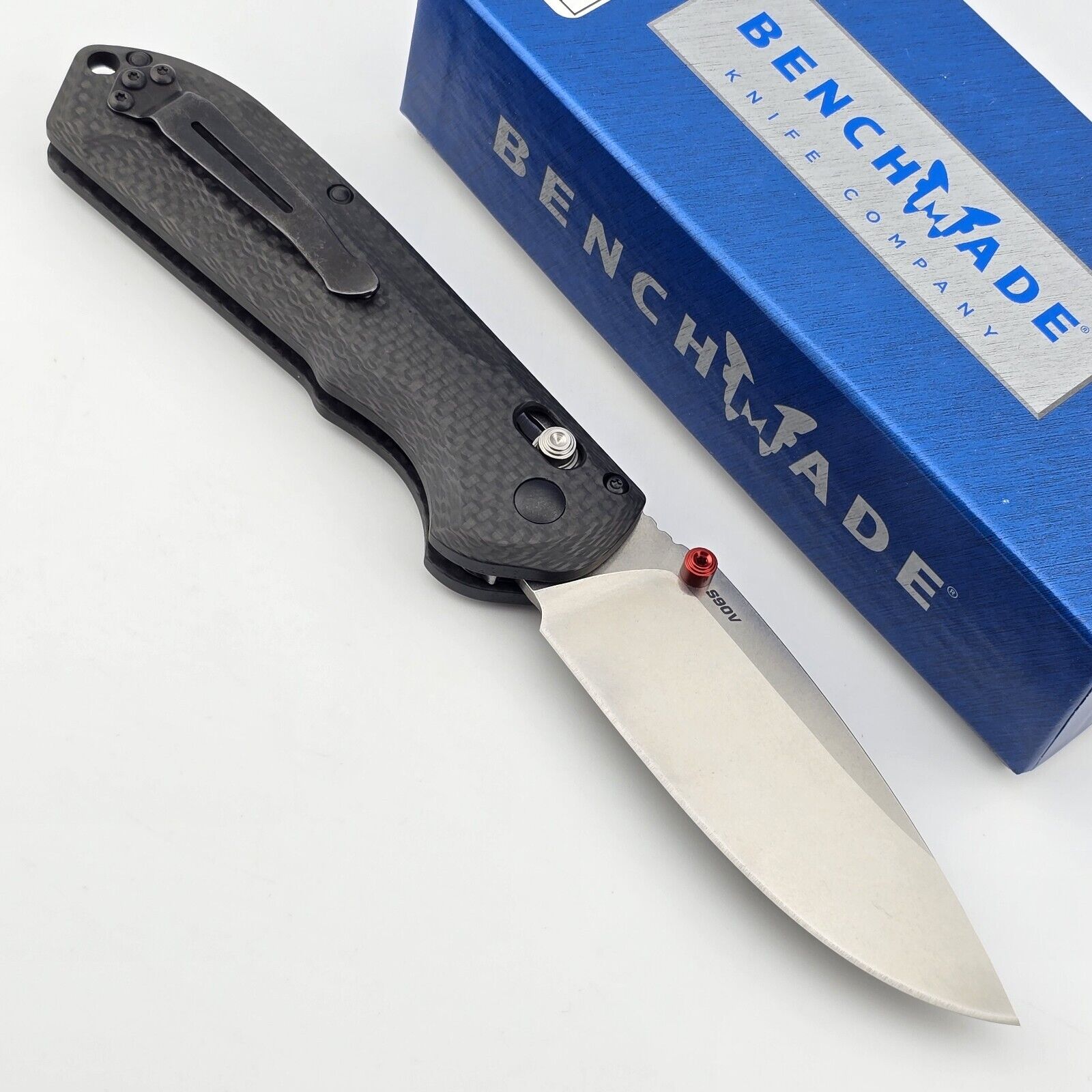 Benchmade Freek 560-03 Folding Knife Carbon Fiber Handles CPM S90V Blade Axis