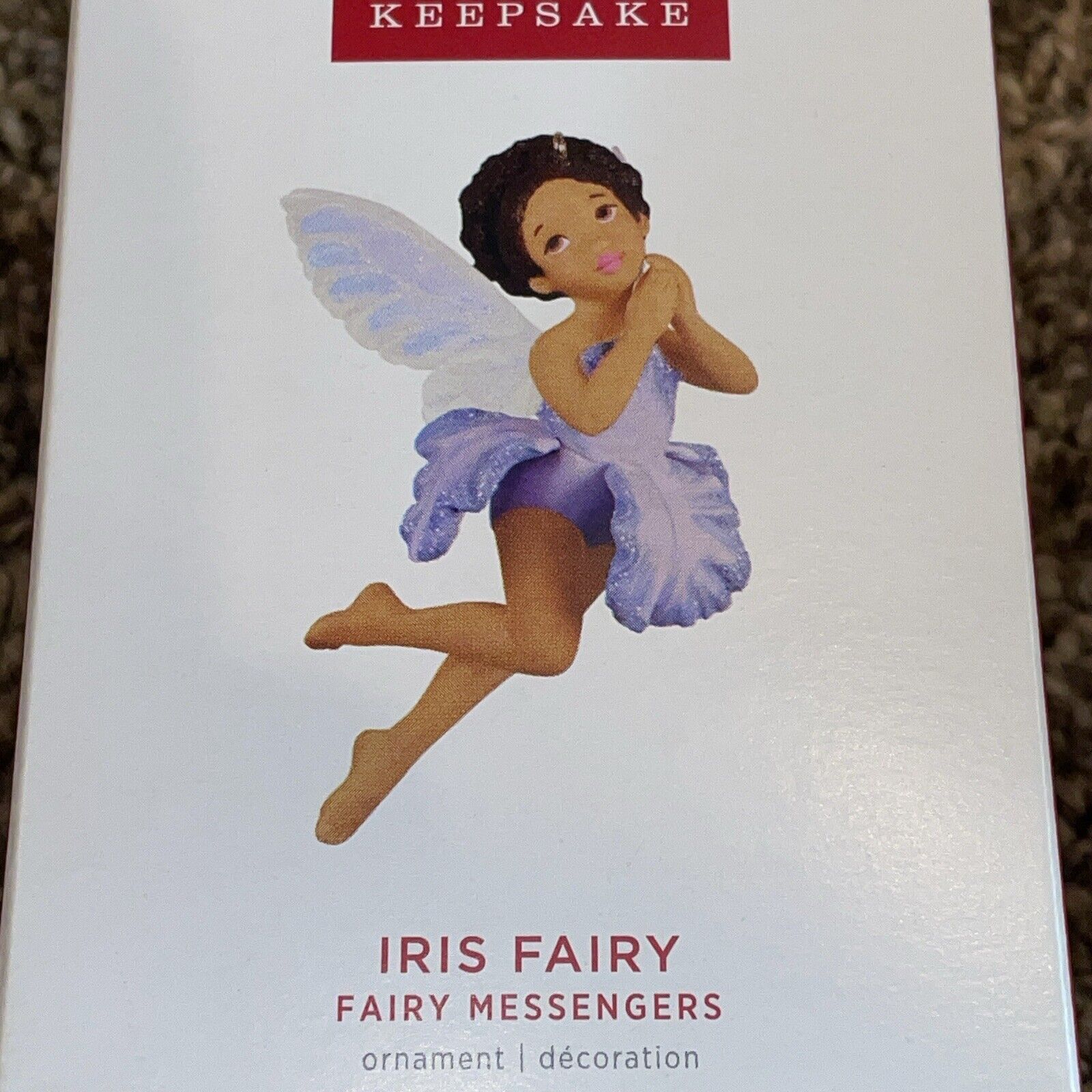 2022 Hallmark Keepsake Ornament IRIS FAIRY #18 Fairy Messengers Series Flower