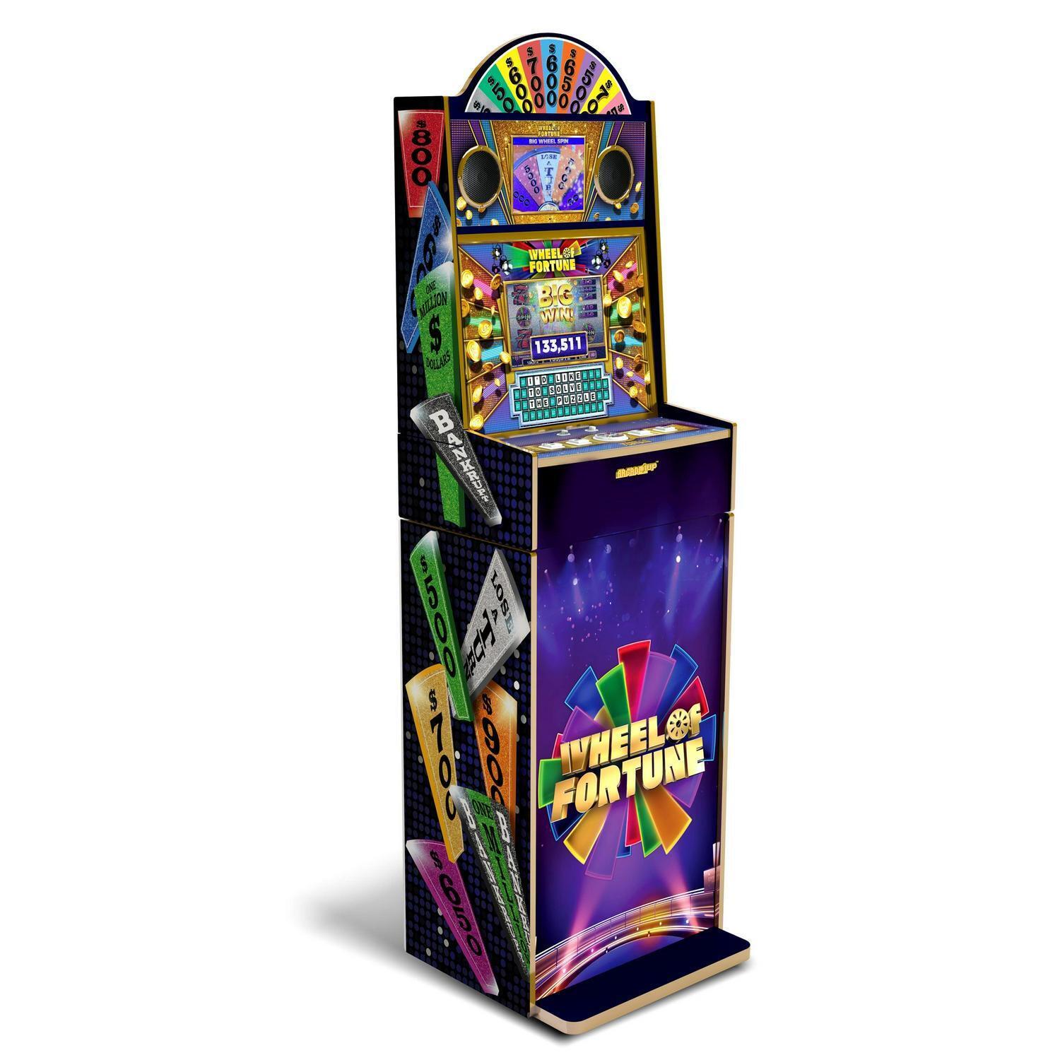 Arcade1Up Wheel of Fortune Casinocade Deluxe, built for your home, over stand-up