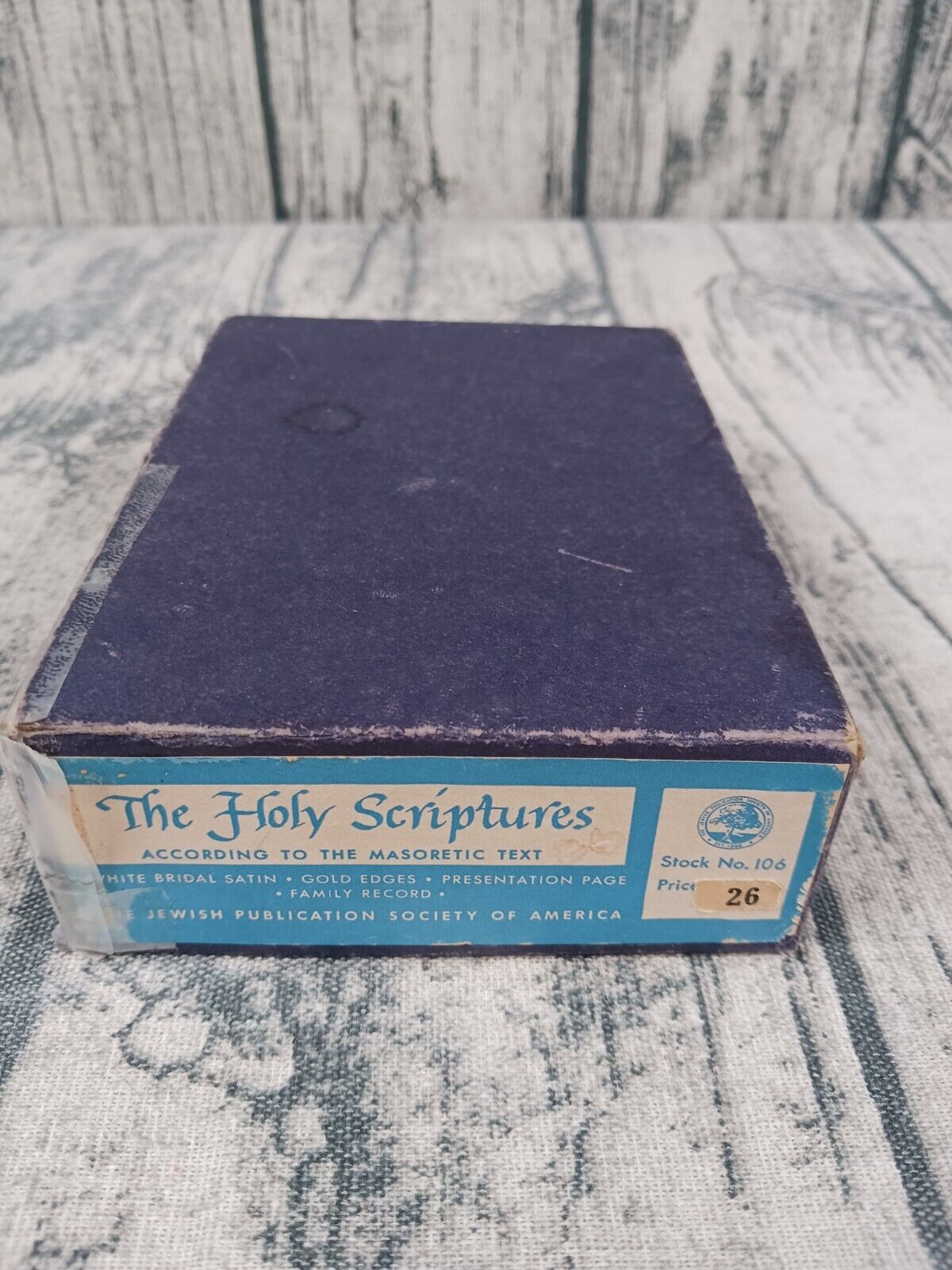 The Holy Scriptures - According To The Masoretic Text (1917, JPSA) Pristine Cond