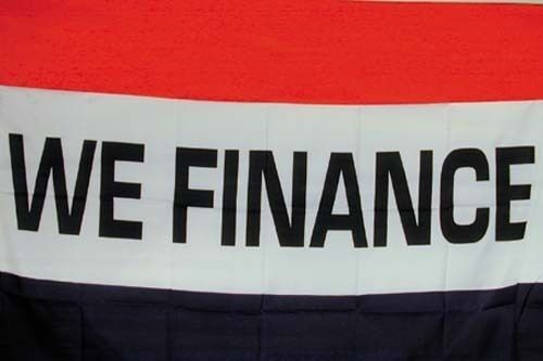 WE FINANCE 3 X 5 FLAG banner decorate novelty advertise flags signs lending 3x5