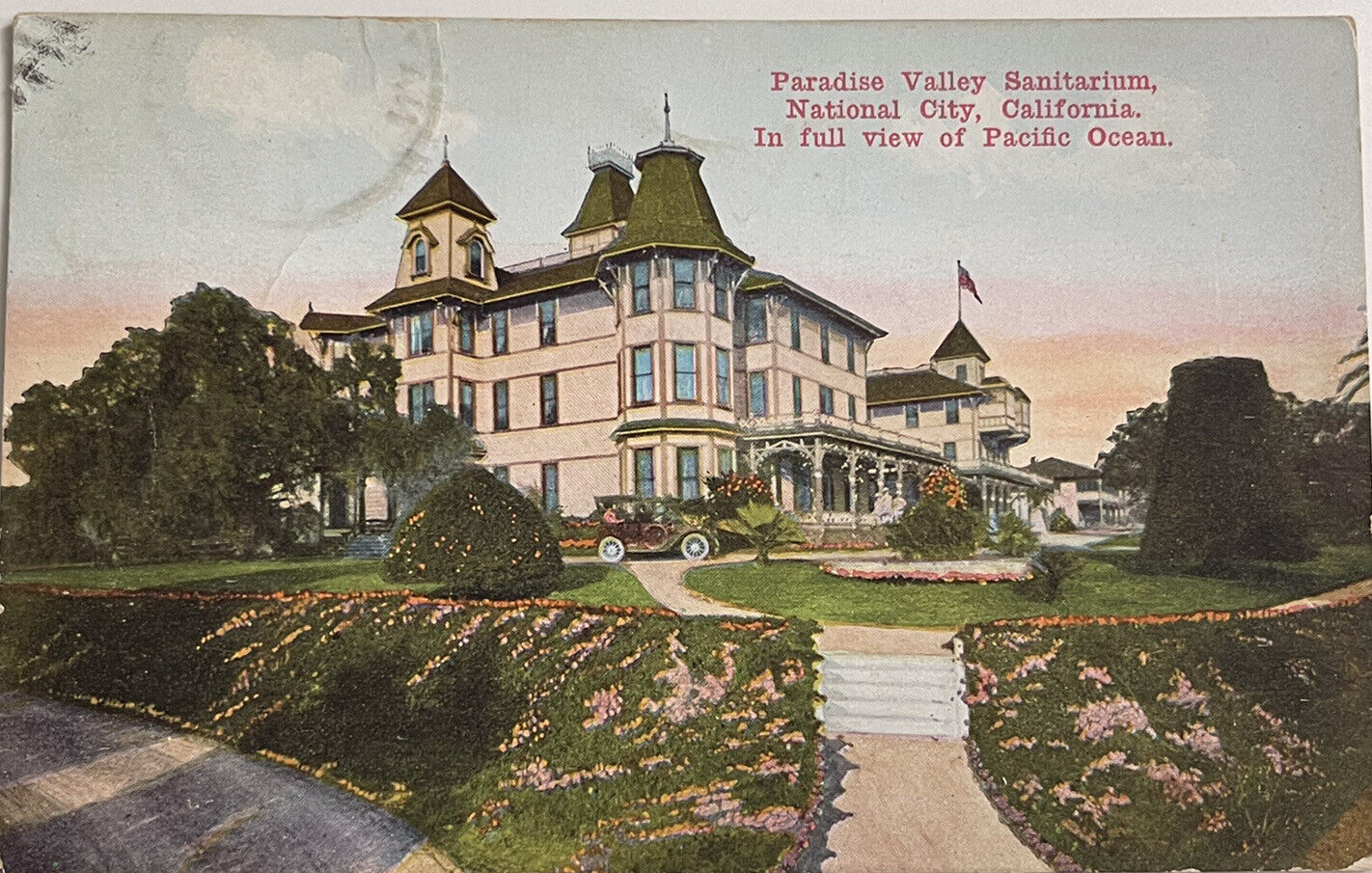 Sanitarium Paradise Valley National City San Diego County CA Postcard