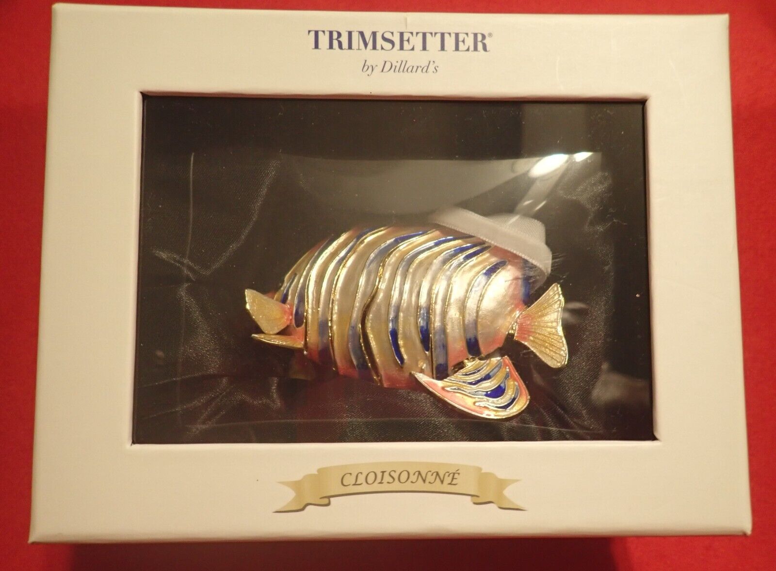 Dillards Trimsetter Tropical Fish Cloisonne Collection Articulated Ornament