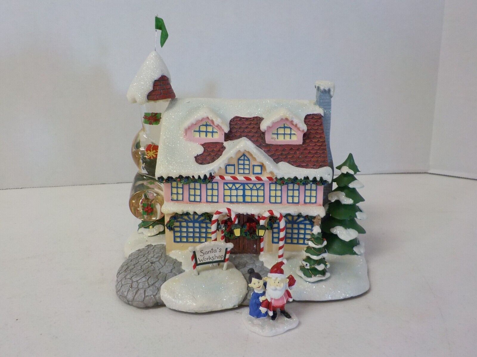 N G218 Hawthorne Village Rudolp\'s Christmas Town Collection Santa\'s Toy Workshop