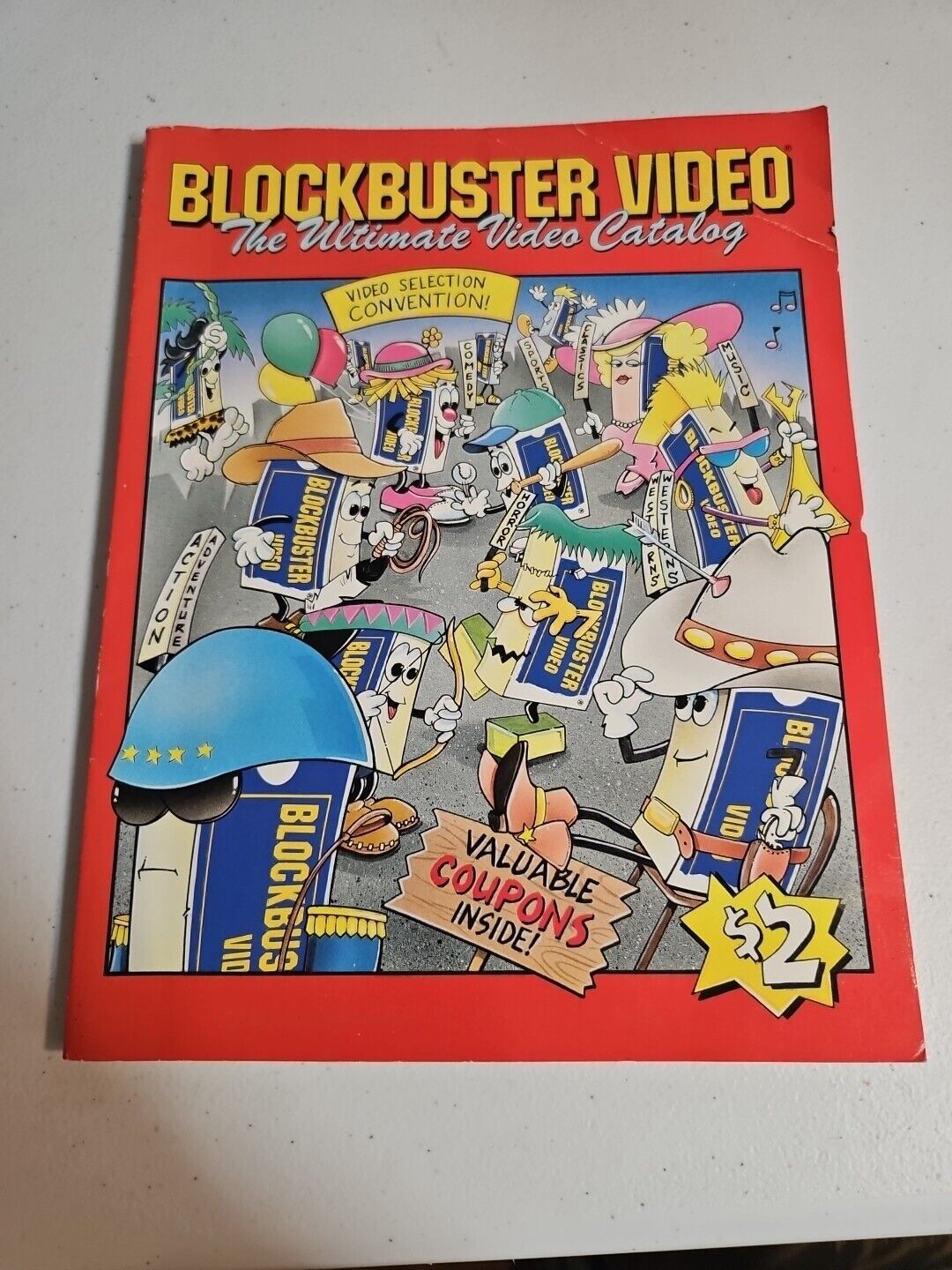 Vintage 89 Blockbuster Video, The Ultimate Video Catalog 