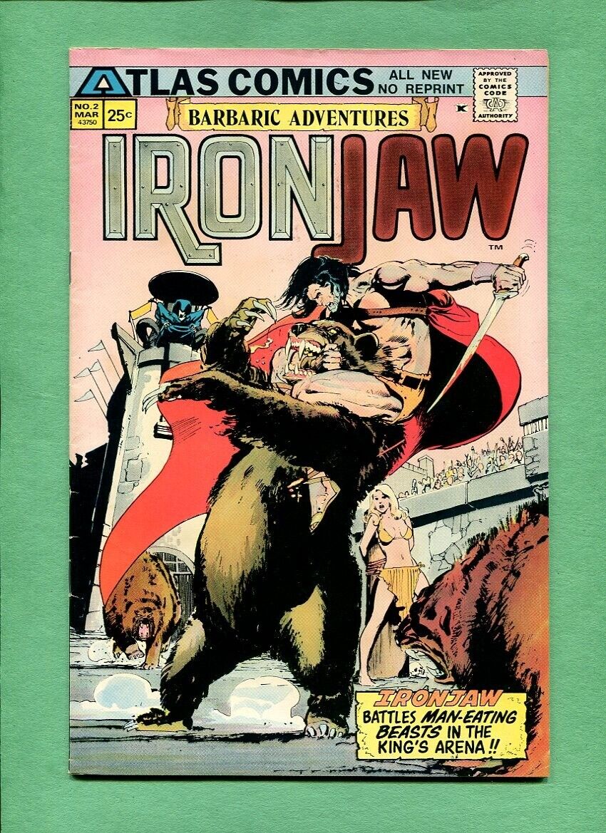 Iron Jaw #2 Atlas Seaboard Comics March 1975 Pablo Marcos