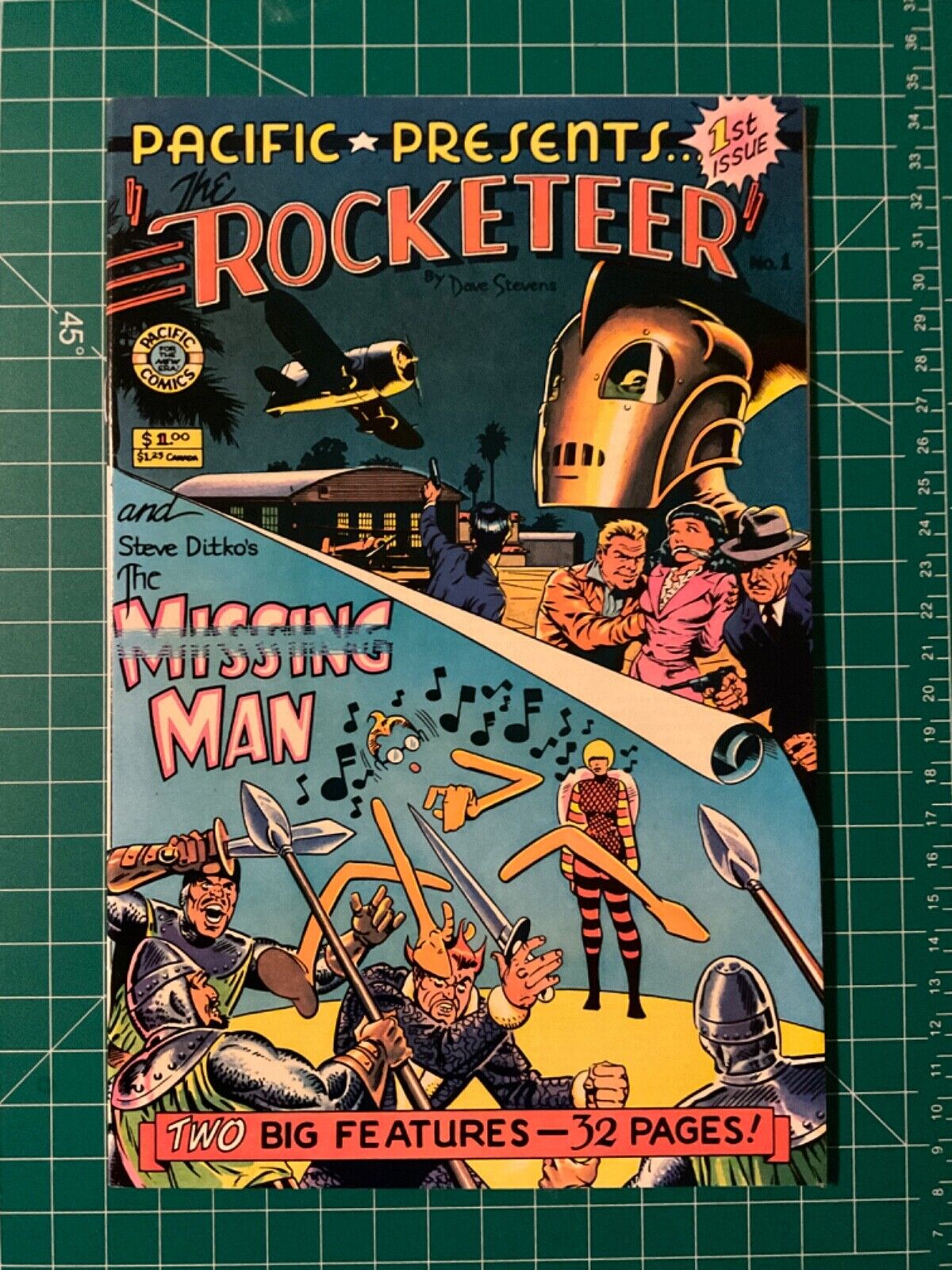 Pacific Presents Rocketeer  #1 - 1st Issue  Missing Man Pacific Comics  SA