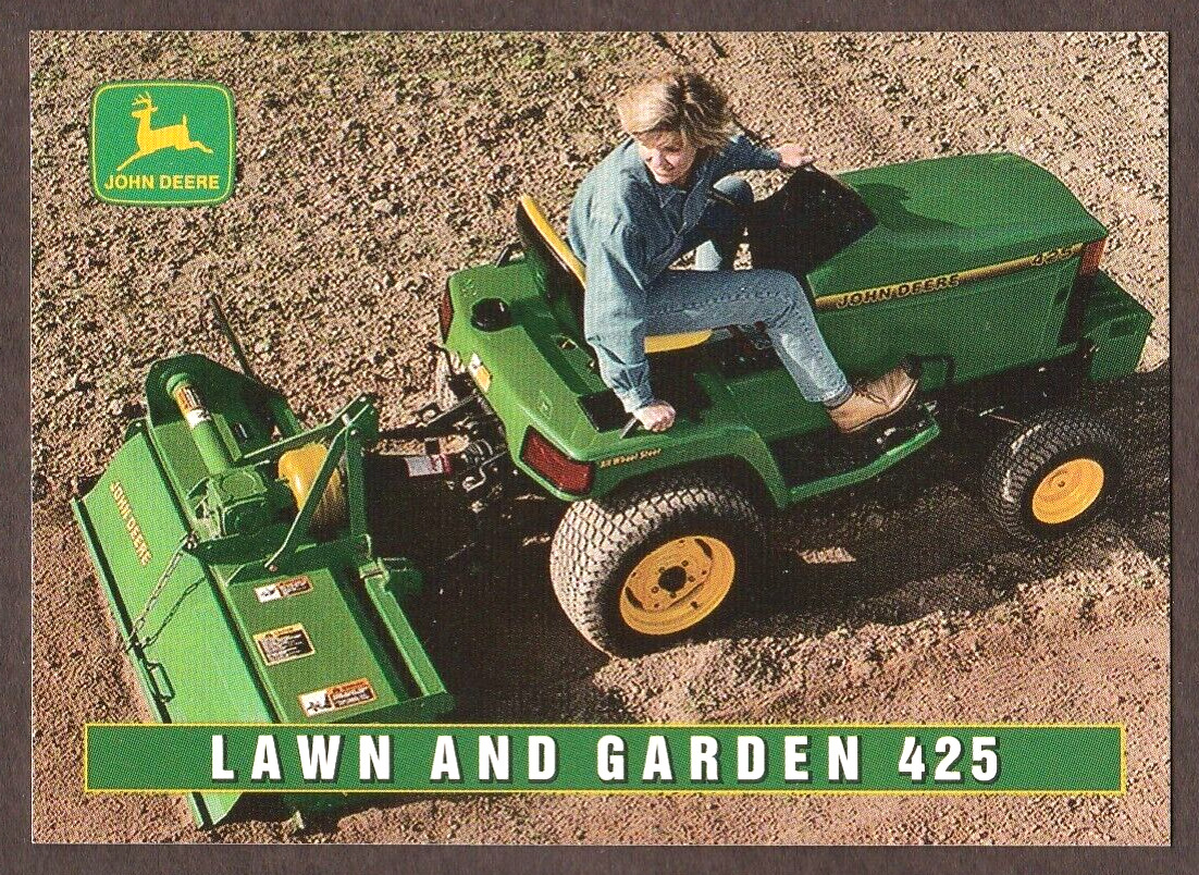 Ertl 95 Harvest Heritage Trading Card #D21 Lawn And Garden 425 Rare Vintage