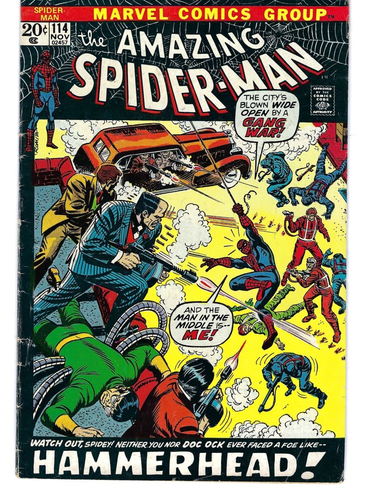 The Amazing Spider-Man #114 Marvel Comics Group November 1972