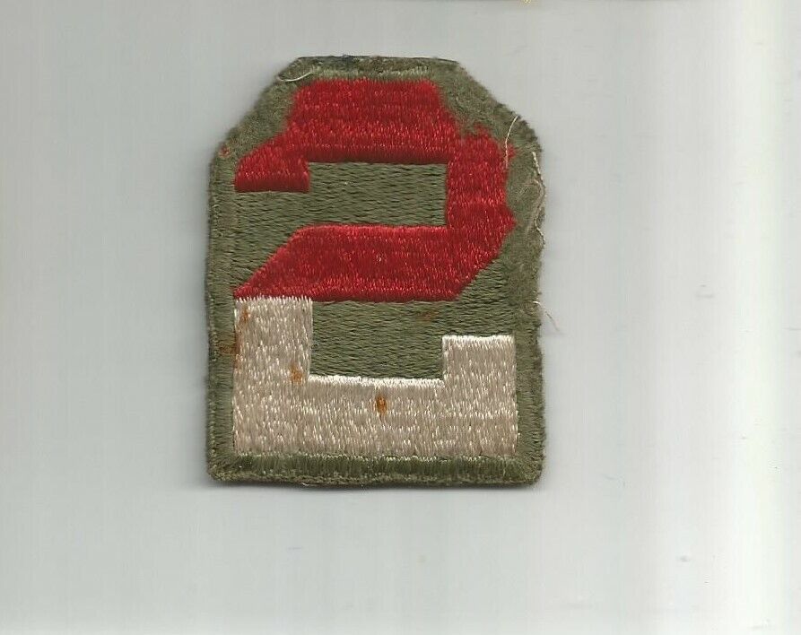 US 2nd ARMY patch 2-3/8 X 1-7/8 #4433