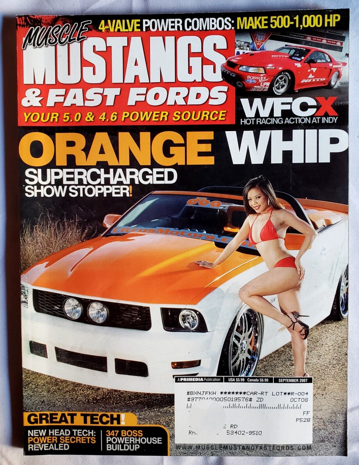Muscle Mustangs & Fast Fords - 2007 Sept - Auto Car Performance Magazine