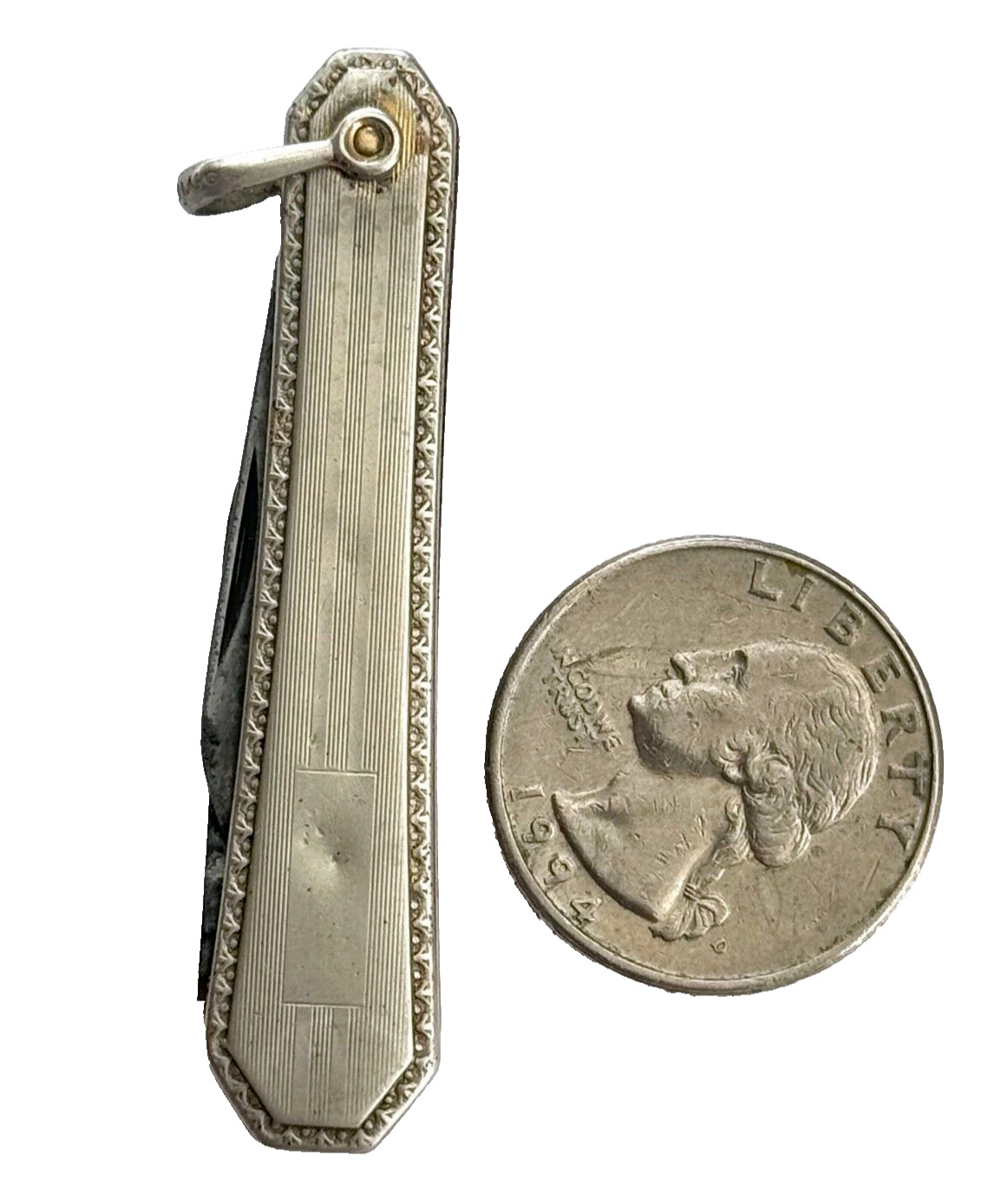 Vintage 2 Blade Silver Pocket Knife