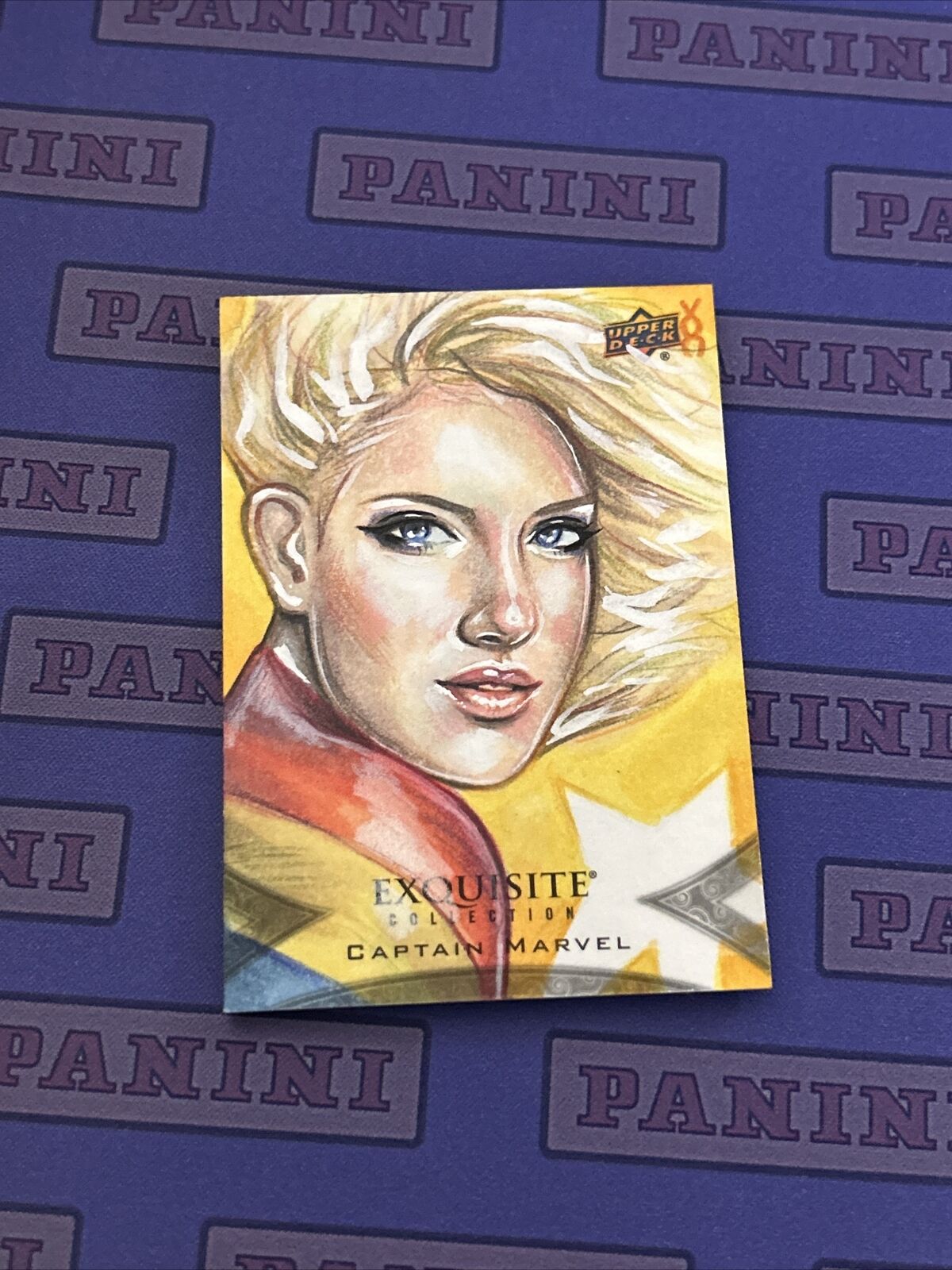 2020 Exquisite Collection Captain Marvel Sketch Card 1/1 Veronica O’Connell