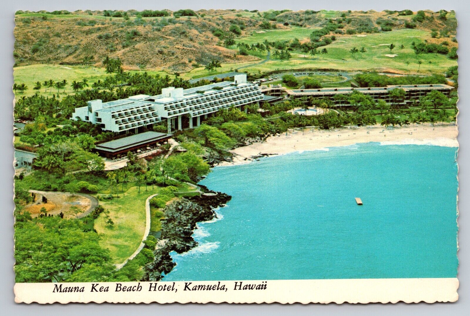 Mauna Kea Beach Hotel Kamuela Hawaii Vintage Unposted Postcard