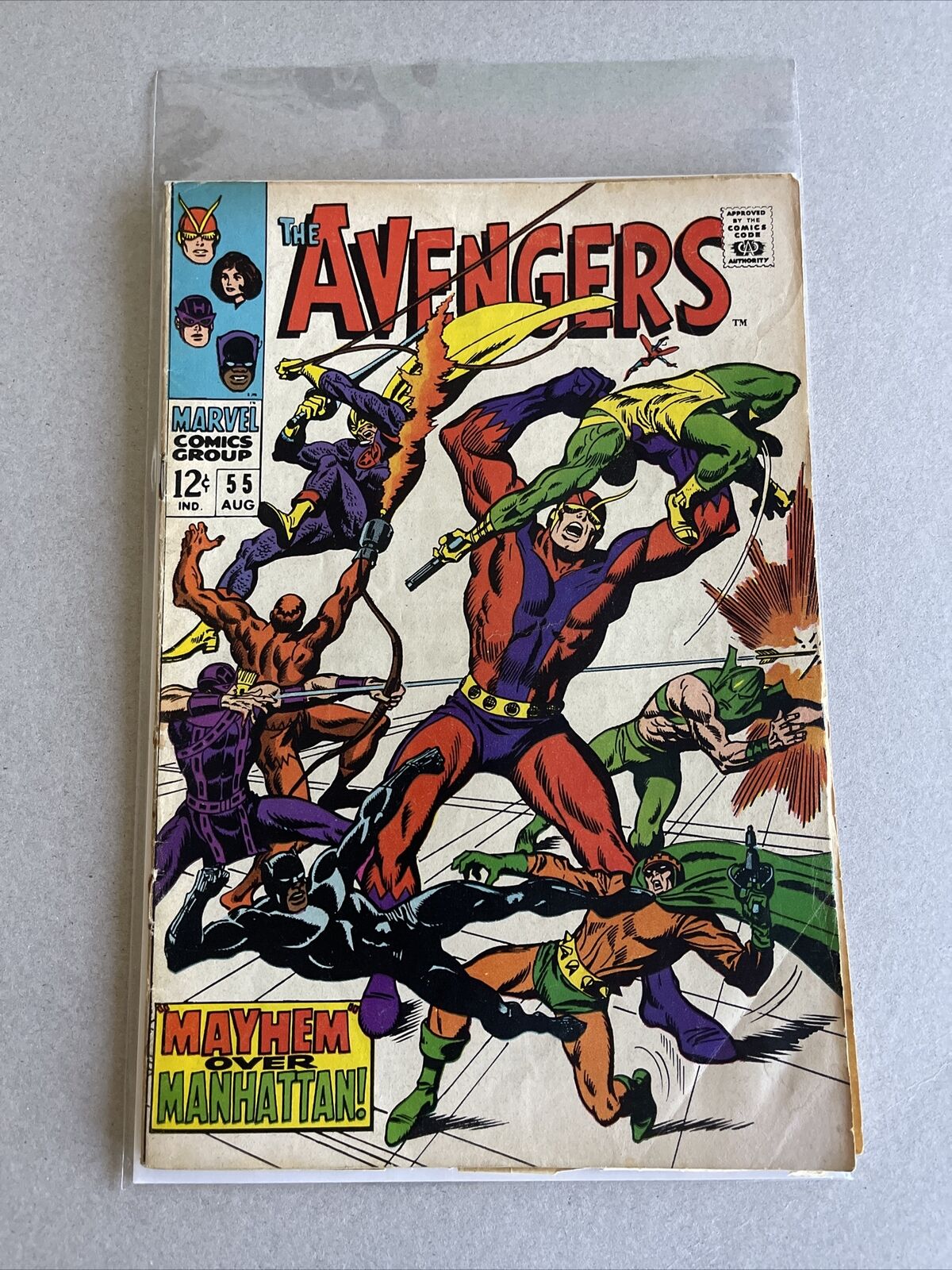 The Avengers #55 (Marvel 1968) 1st Full Appearance of Ultron - Silver Age Key