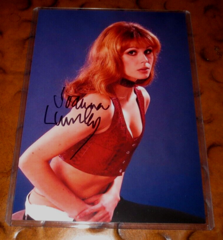 Joanna Lumley actress model signed autographed photo Absolutley Fabulous