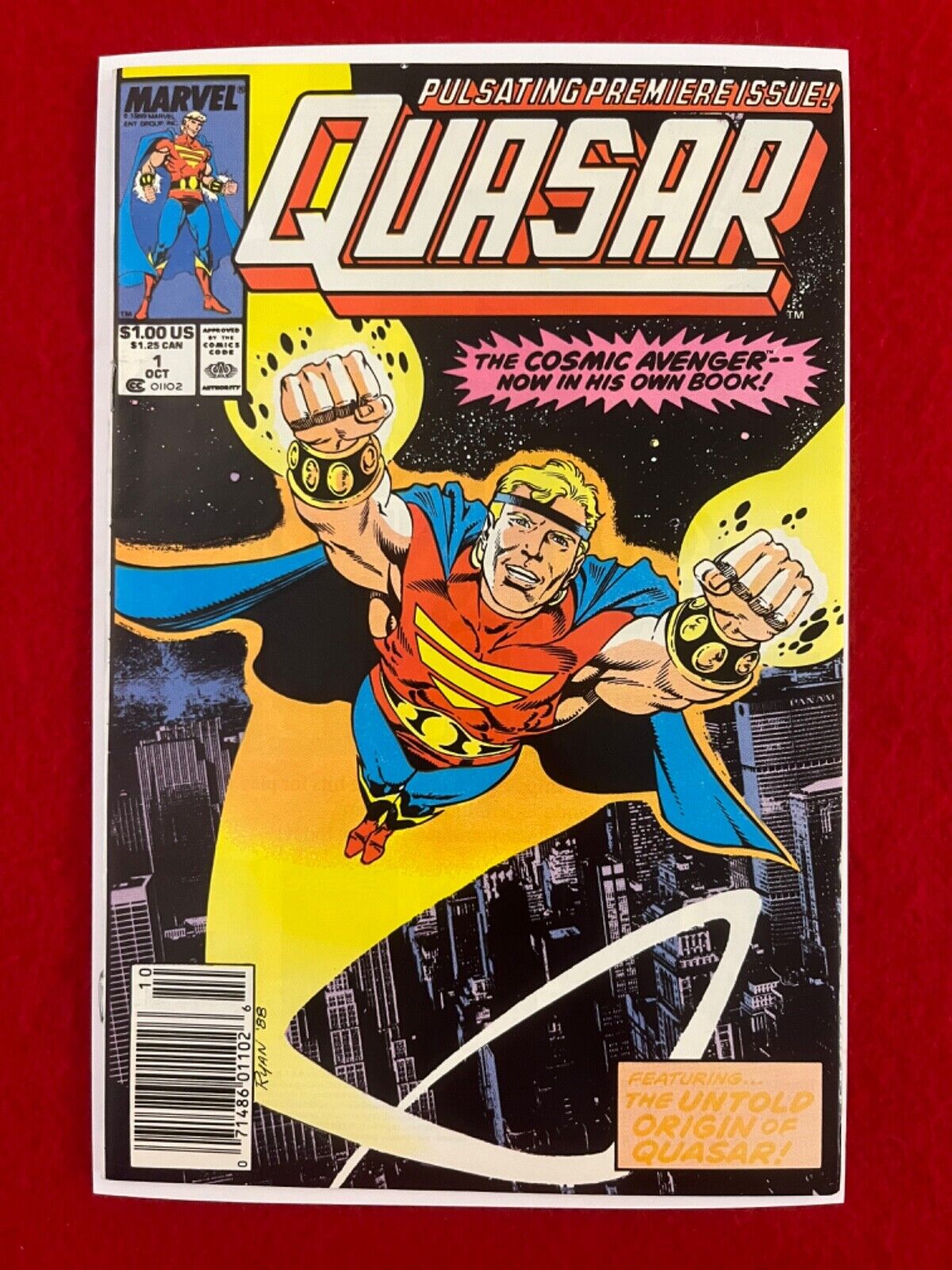 Marvel Comics Quasar Vol. 1 #1 October 1989 (VF+)