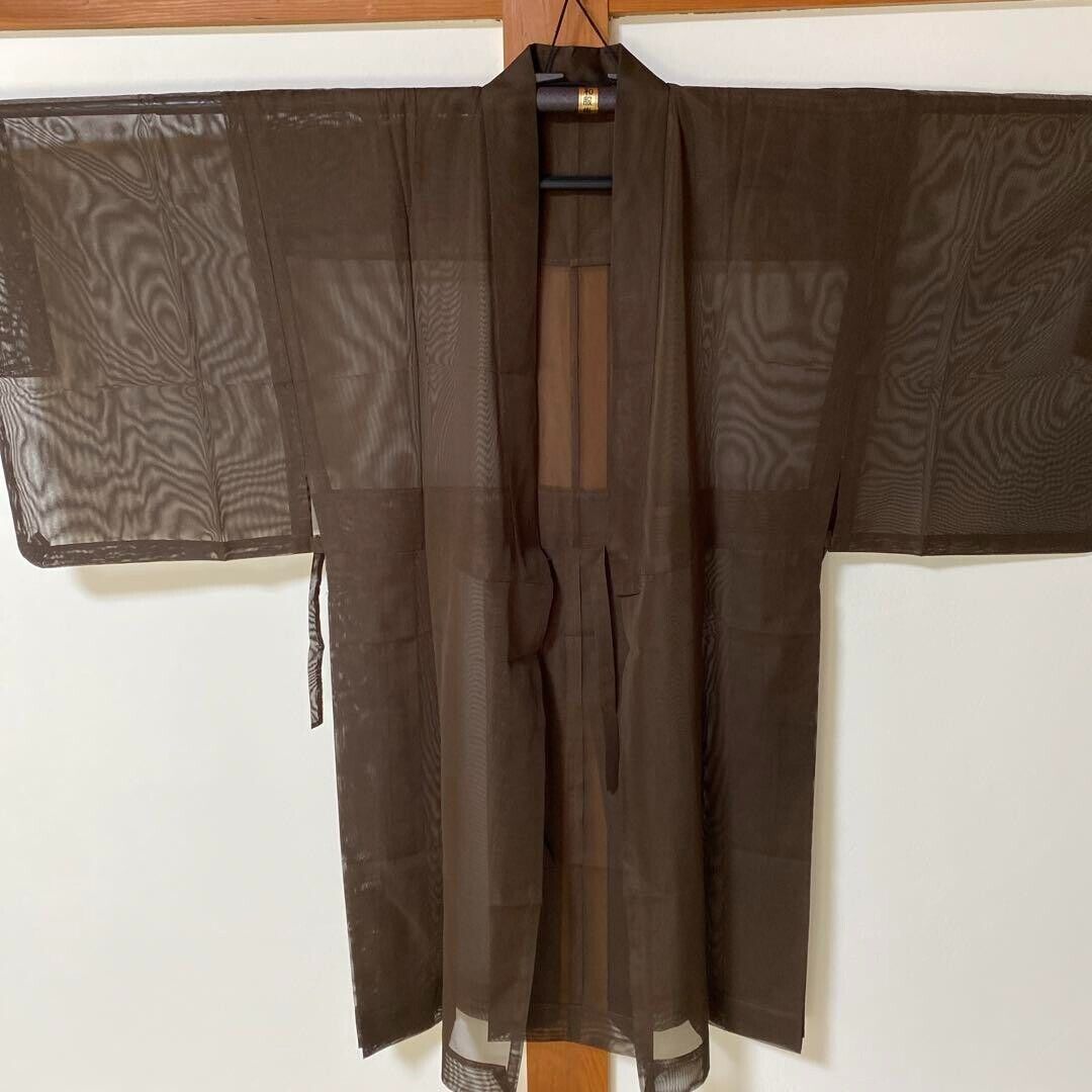 SUMMER Soto sect large robe Ro silk 100 % DAIE  Brown monks priest Japanese