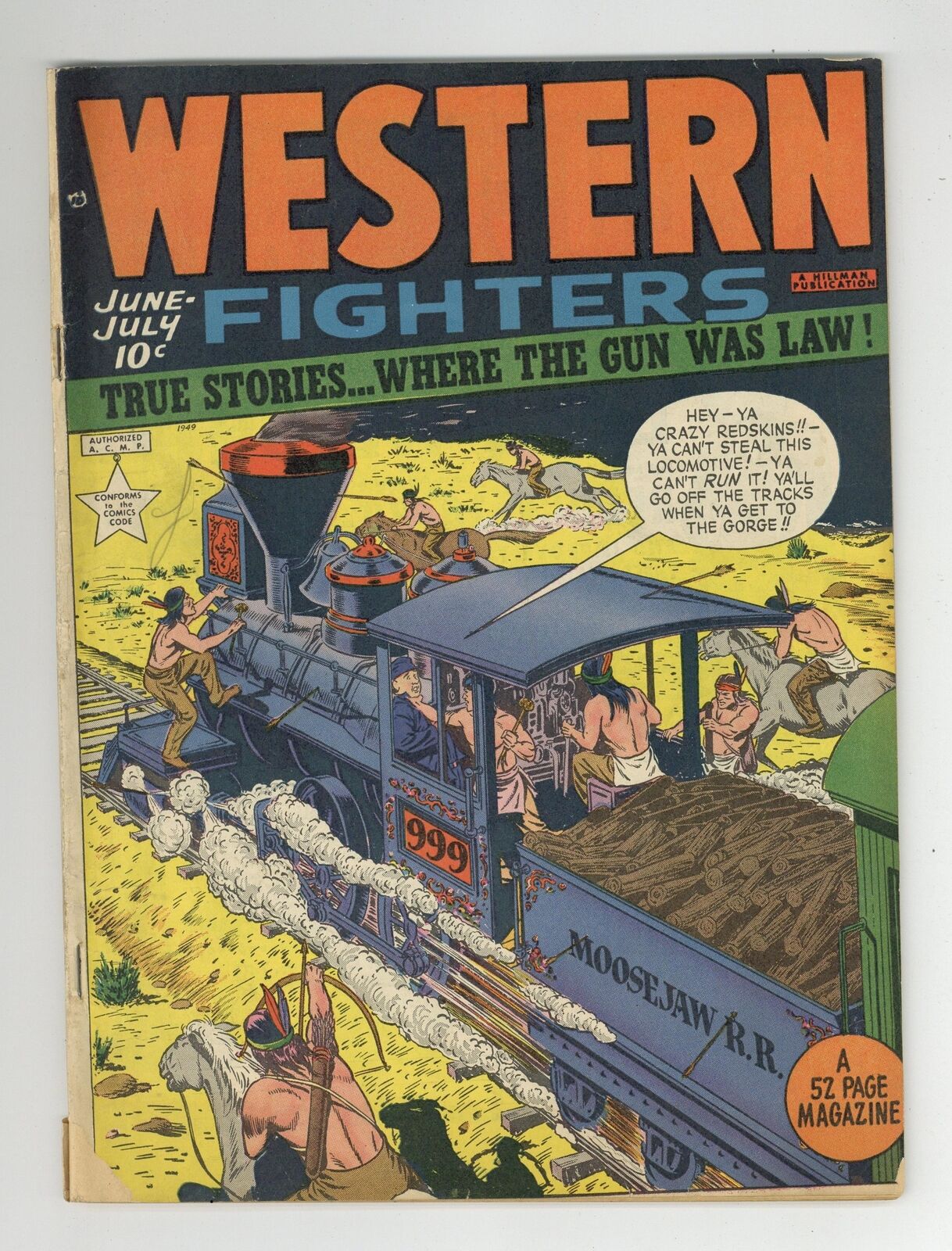 Western Fighters Vol. 1 #8 VG 4.0 1949