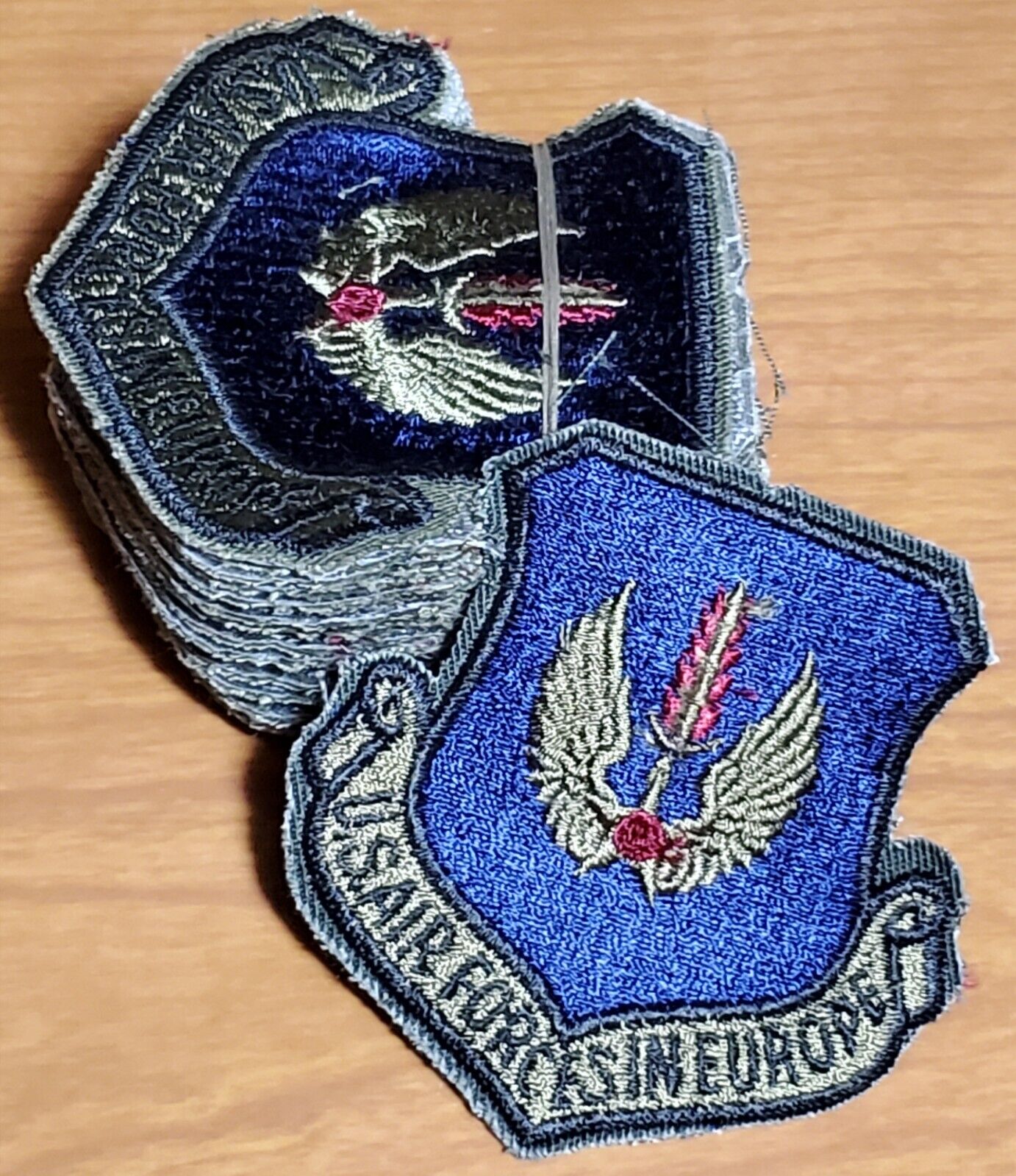20x LOT: USAF US AIR FORCE FORCES IN EUROPE SUBDUED EMBROIDERED PATCH 3\
