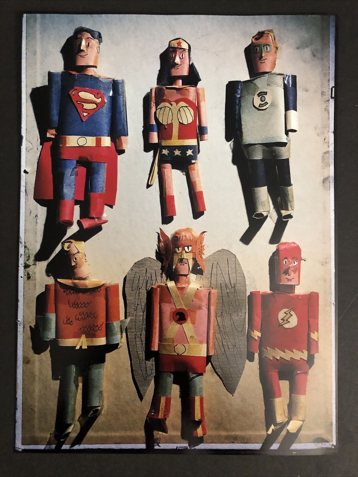Justice League Craft Art - DC Comics Poster Print 9x12 Alex Ross