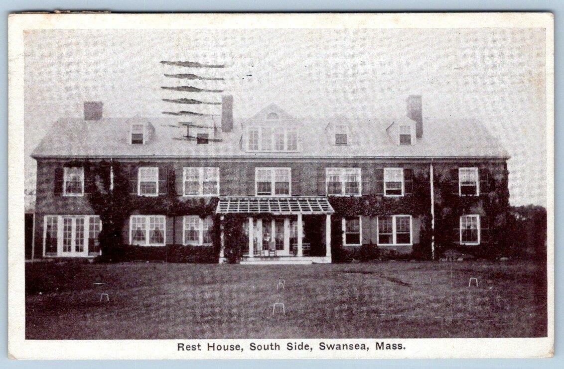 1932 REST HOUSE SOUTH SIDE SWANSEA MASSACHUSETTS*MA*VINTAGE POSTCARD