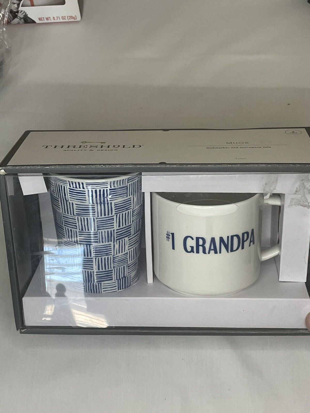 Threshold Quality & Design 2 coffee mug set #1 Grandpa Theme