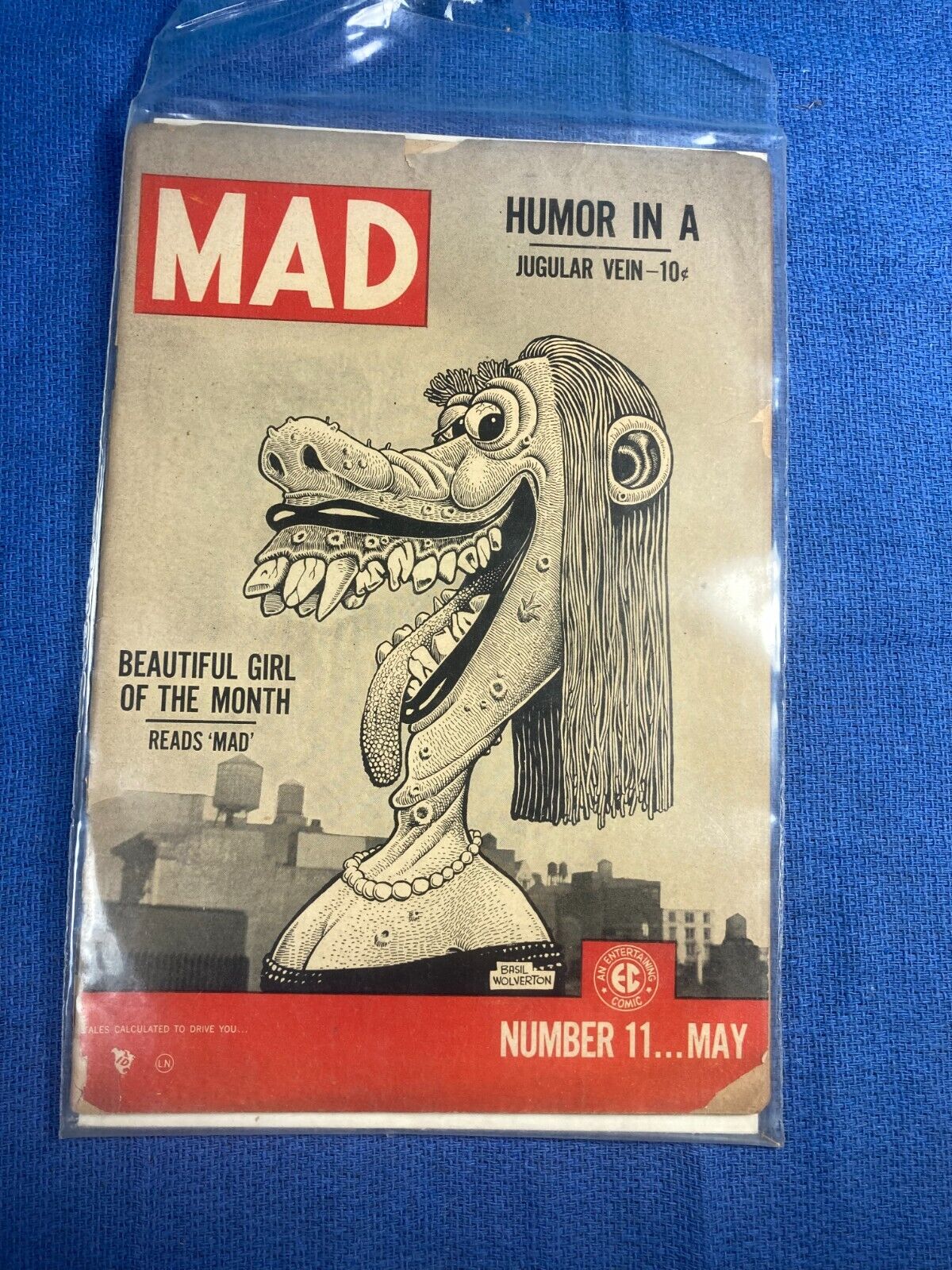 Vintage MAD Magazine #11 May 1954 Golden Age EC Comic Book