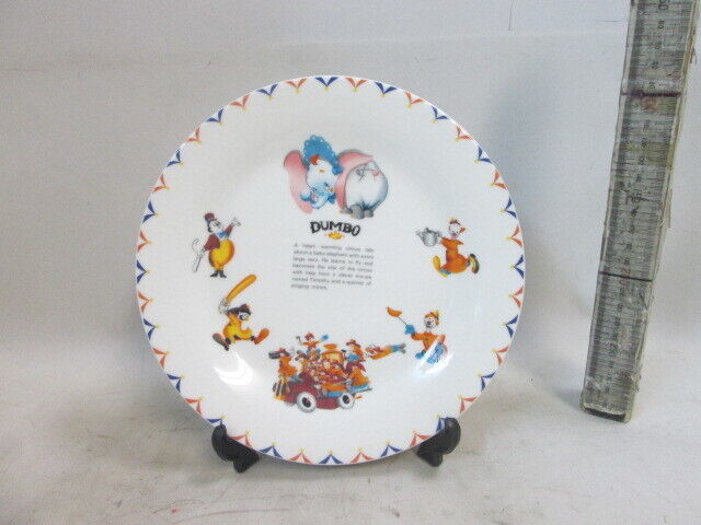 Tokyo Disneyland TDL Dumbo Ceramic Decorative Plate Yahoo Auction Japan