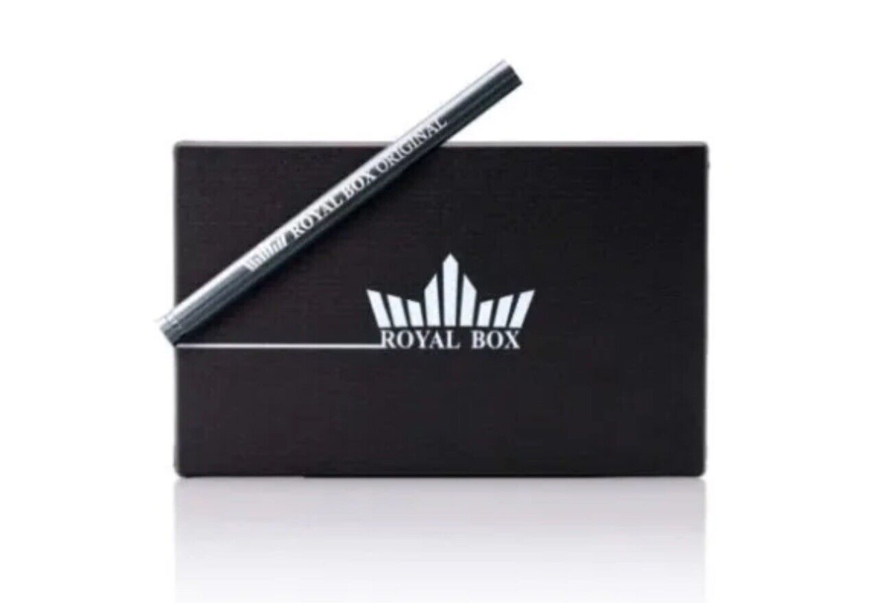 Nasal Snuff Storage Case Royal Box Black Carry your Nasal Snuff in Style *READ*
