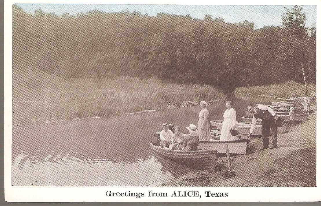 POSTCARD - GREETINGS FROM ALICE, TEXAS
