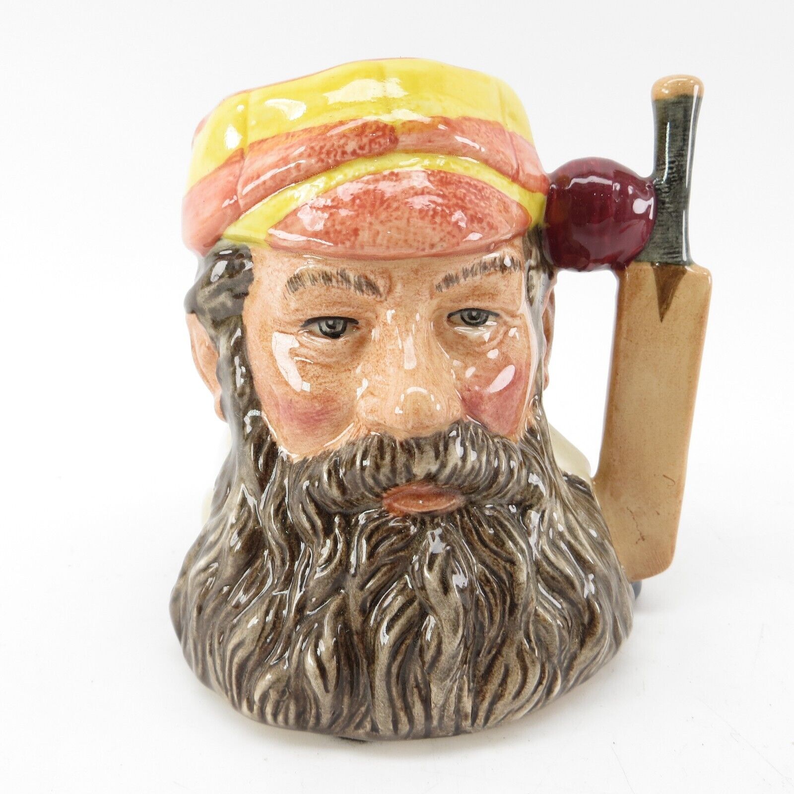 ROYAL DOULTON The Champion W.G. Grace D6845 Character Toby Jug Limited Edition