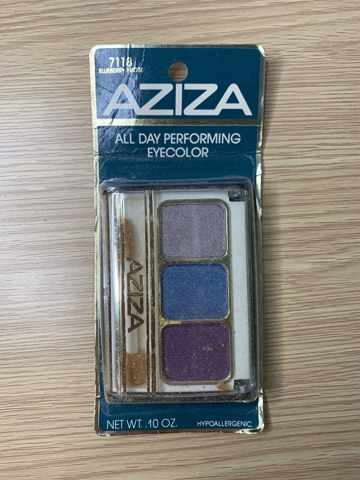 Vintage 80s Aziza Eye Shadow 1982 Prop 7118 Blueberry Frost All day performing