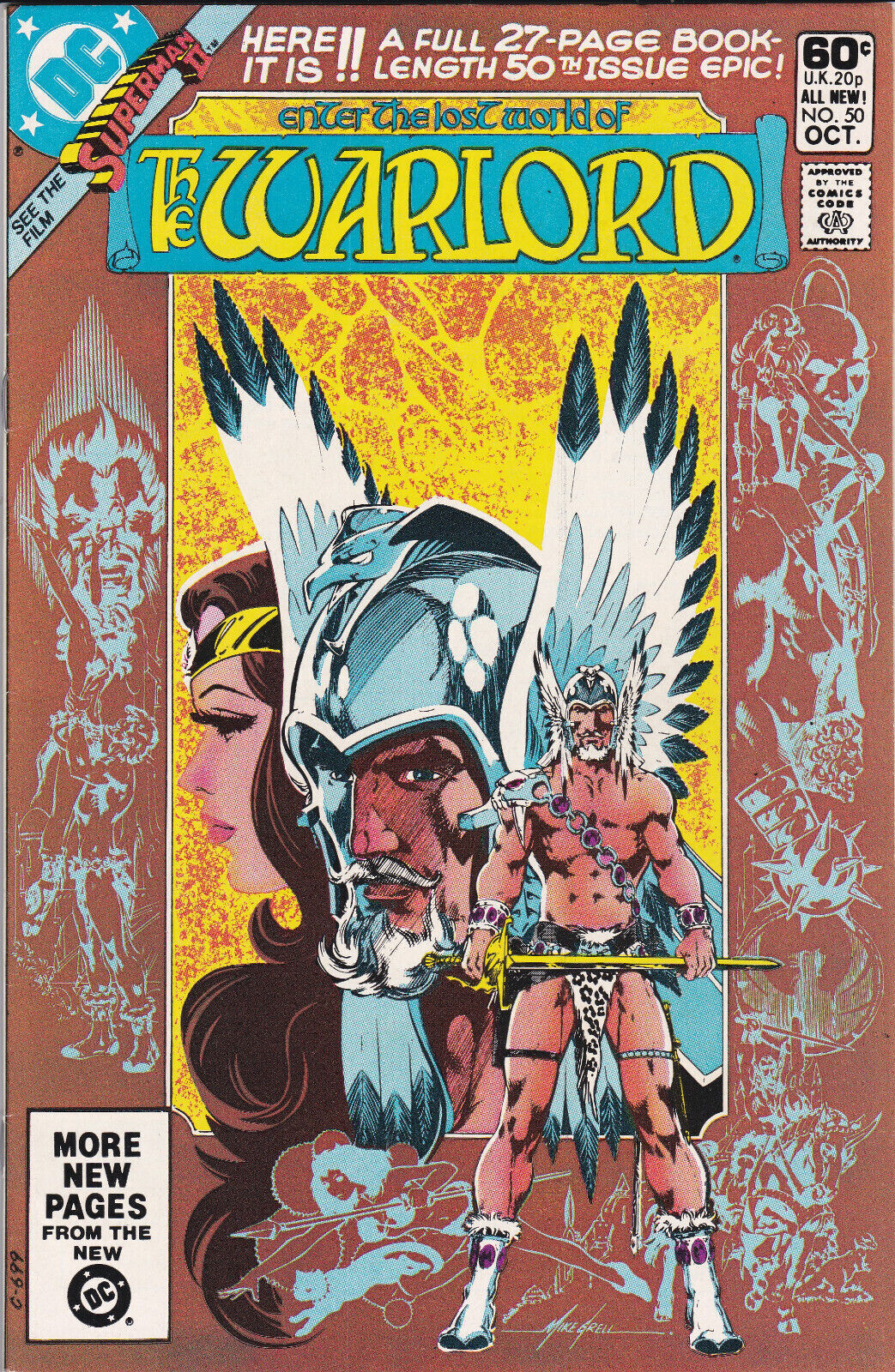 The Warlord  #50, Vol. 1 (1976-1989) DC Comics