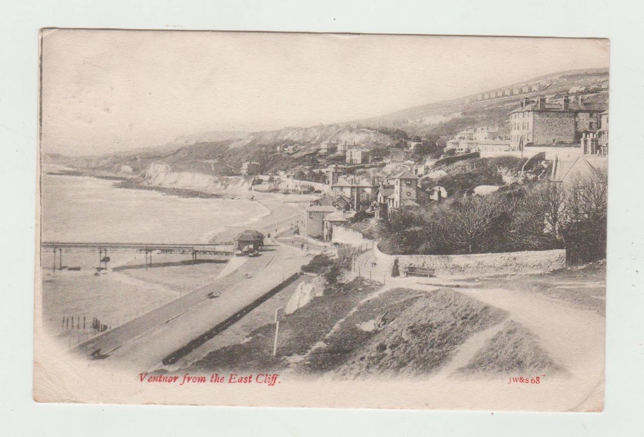 Vintage 1904 United Kingdom Postcard Ventnor from the East Cliff