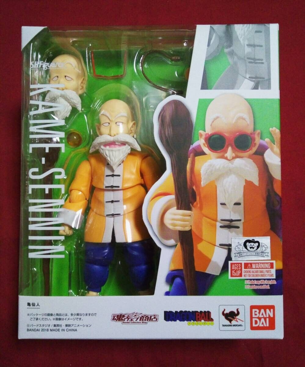 Used S.H.Figuarts Master Roshi Figure Dragon Ball Z