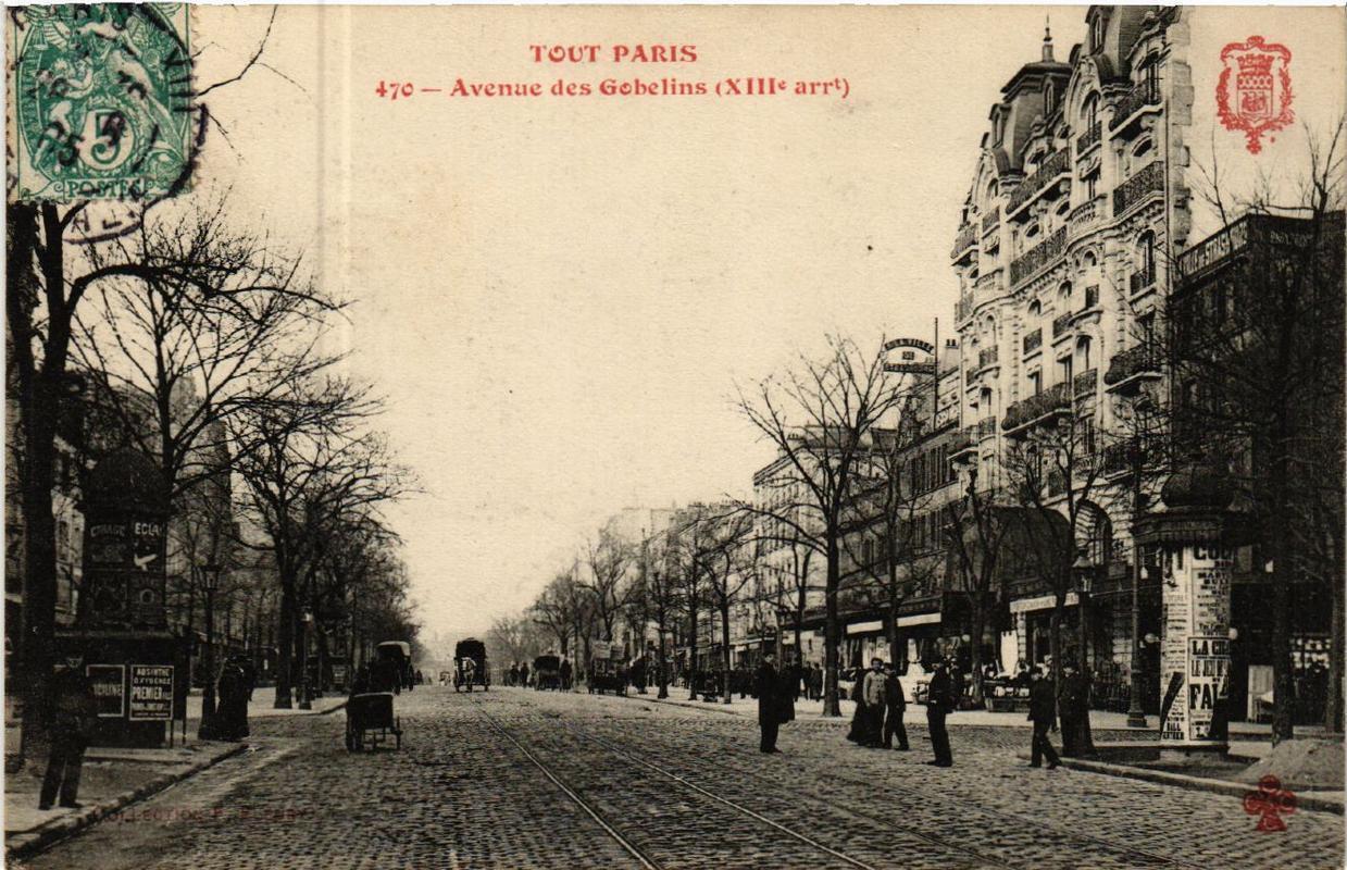 CPA TOUT PARIS (13th) 470 Avenue des Gobelins (536529)