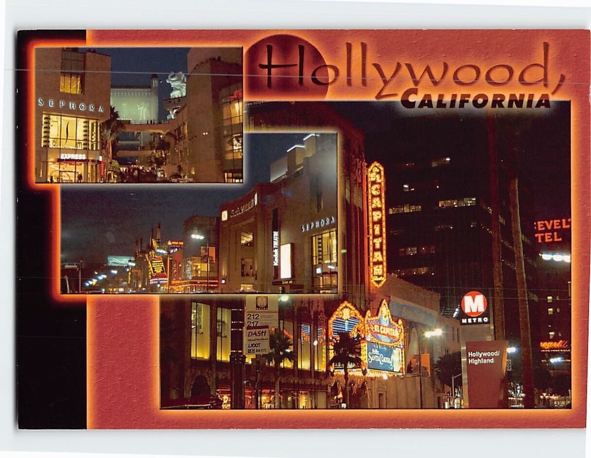 Postcard Hollywood Los Angeles California USA