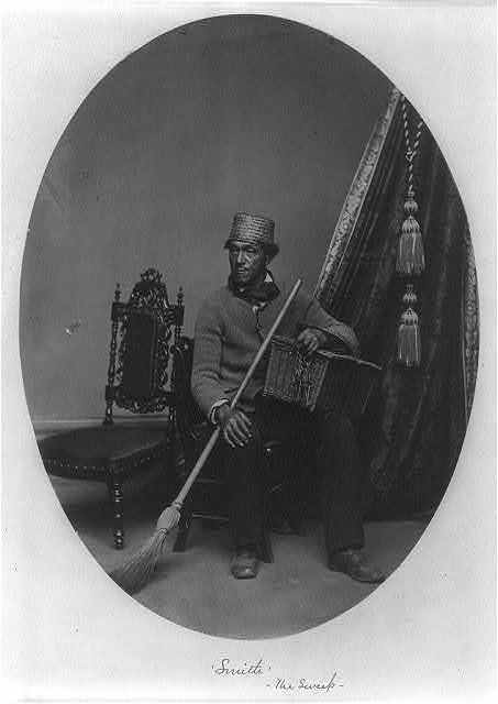Smith,The Sweep,African American janitor,large ring of keys,Yale University,1868