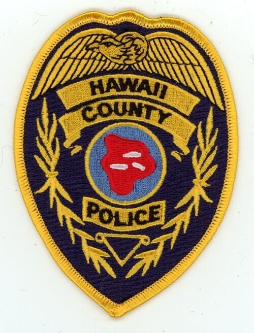 HAWAII HI COUNTY POLICE NICE SHOULDER PATCH SHERIFF