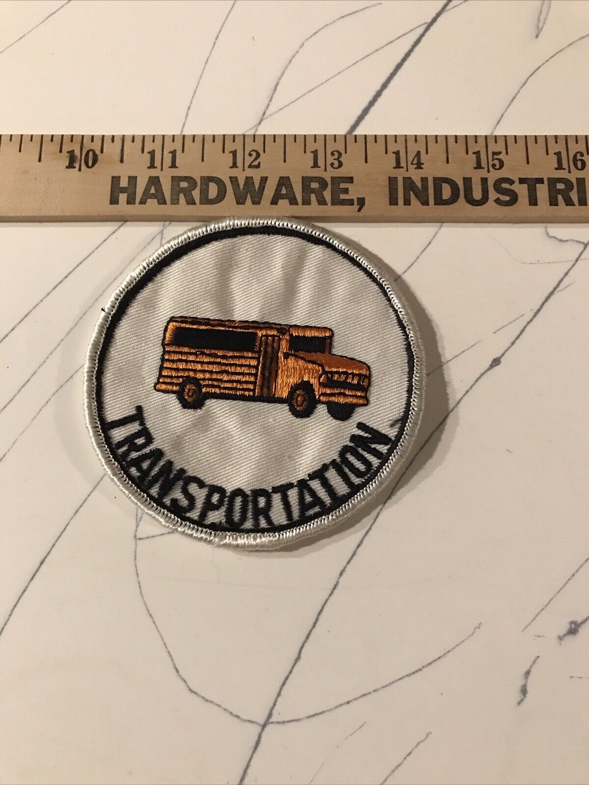 Vintage  School Bus Transportation Patch